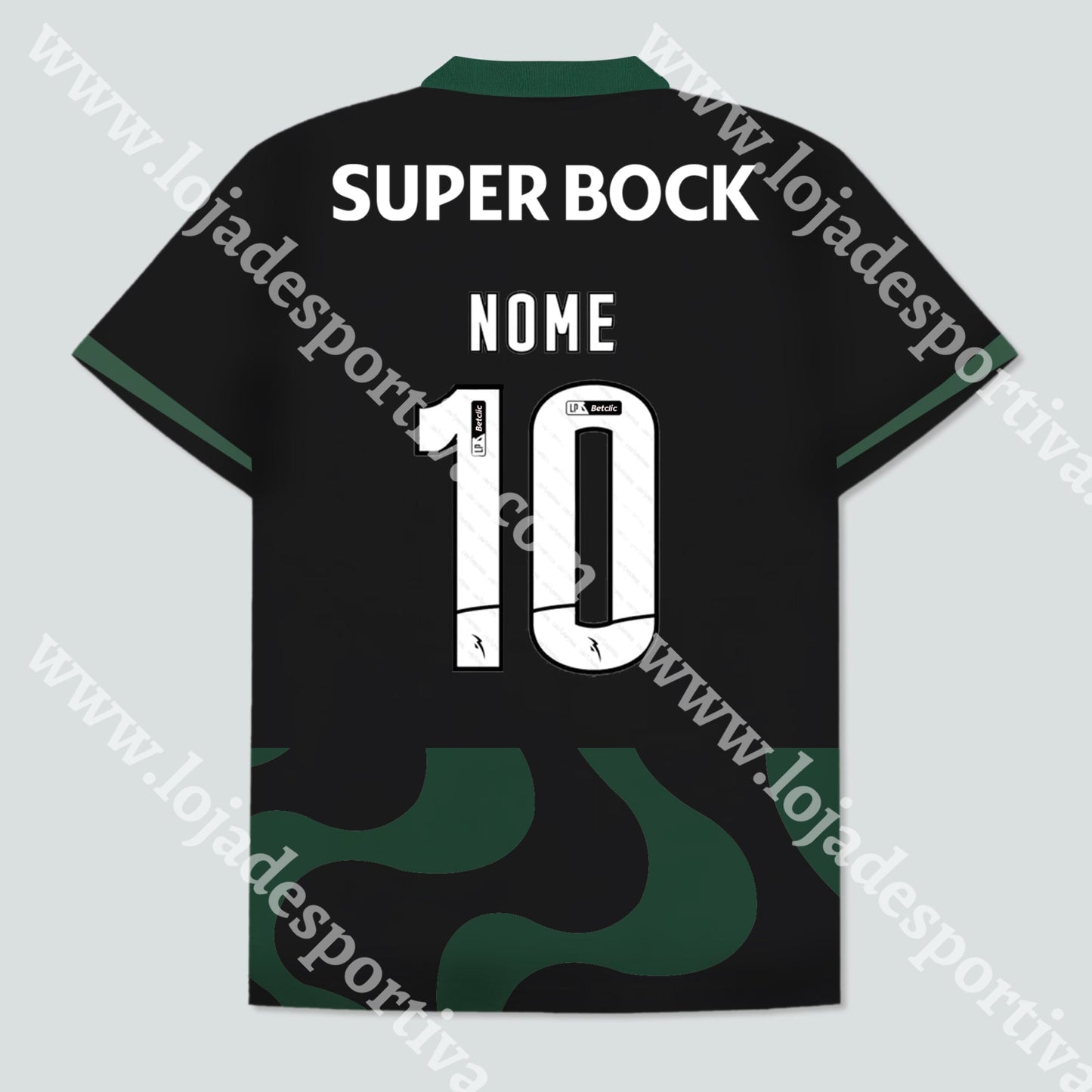 NOVA CAMISOLA ALTERNATIVA PRETA SPORTING CP 25/26
