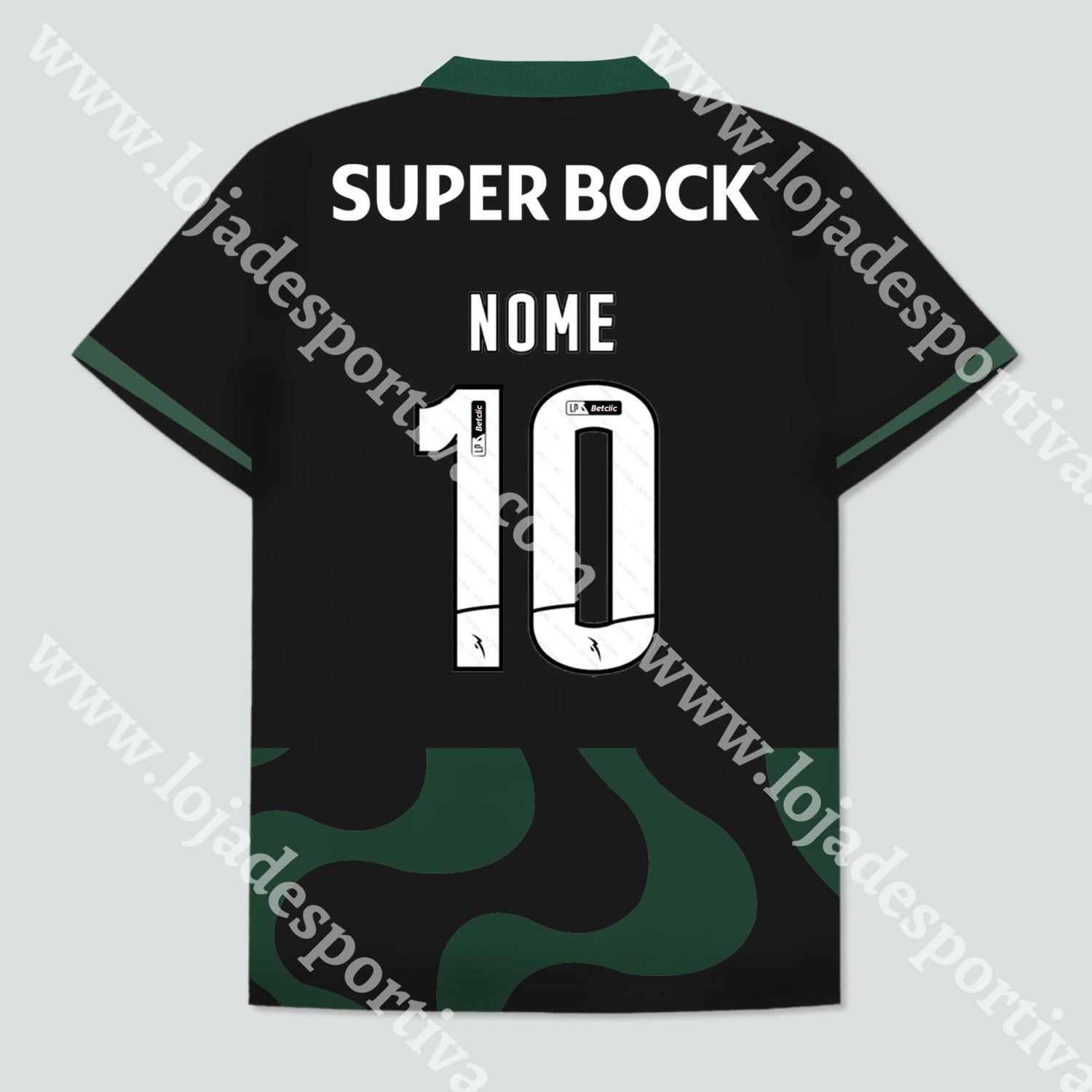 NOVA CAMISOLA ALTERNATIVA PRETA SPORTING CP 25/26