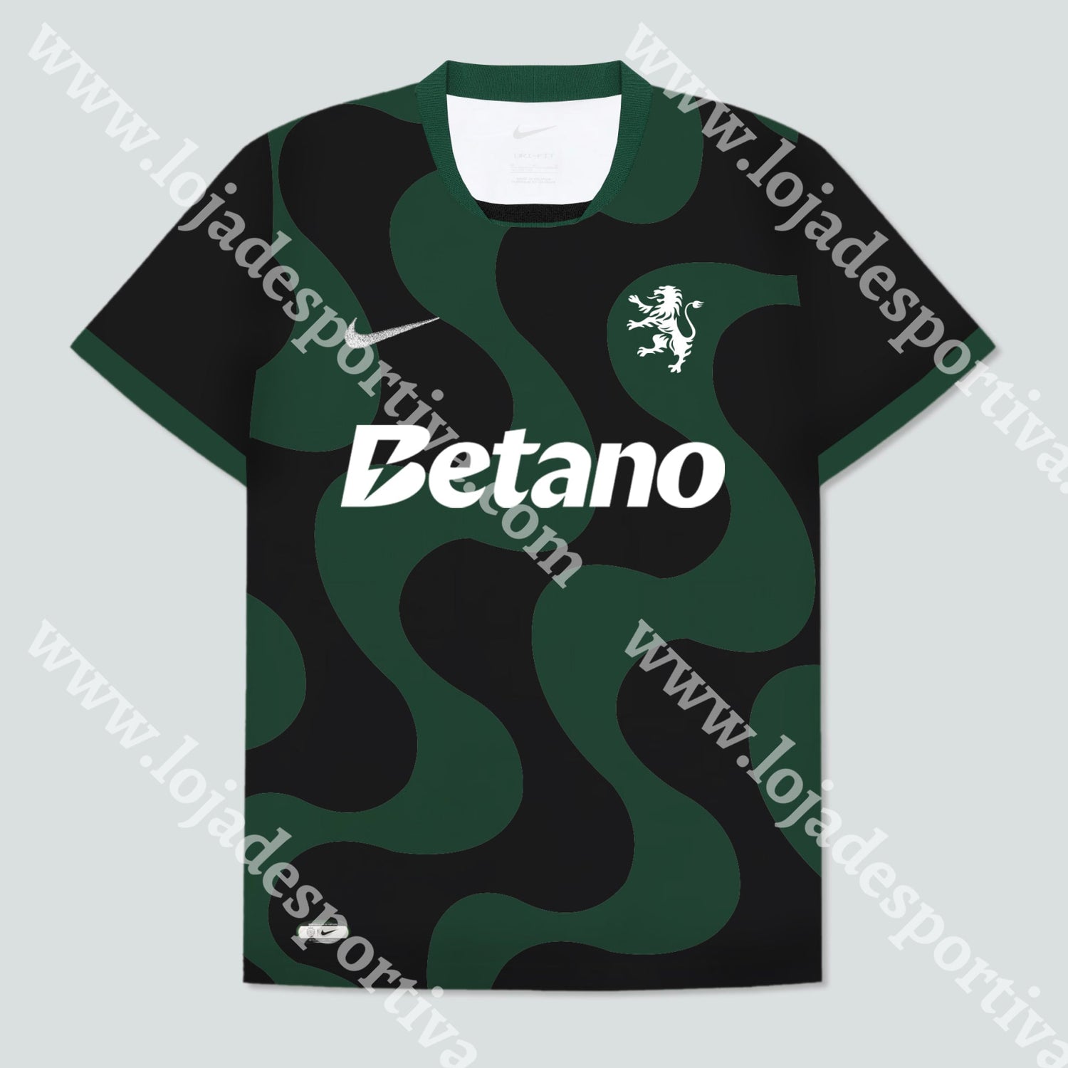 NOVA CAMISOLA ALTERNATIVA PRETA SPORTING CP 25/26 S
