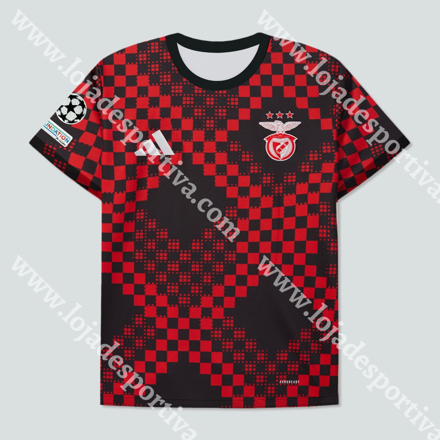 NOVA CAMISOLA AQUECIMENTO SL BENFICA 25/26 Camisola Futebol