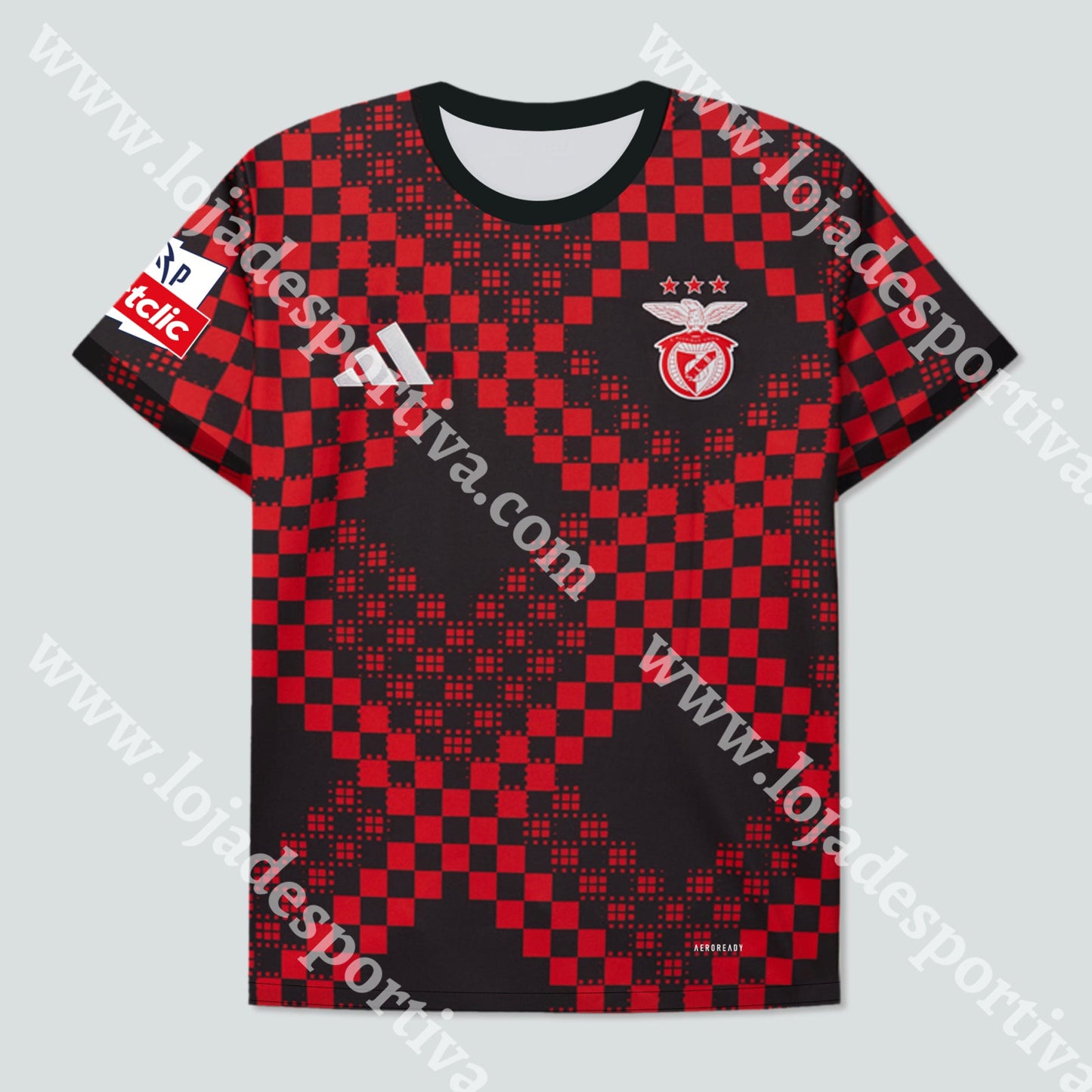 NOVA CAMISOLA AQUECIMENTO SL BENFICA 25/26 Camisola Futebol