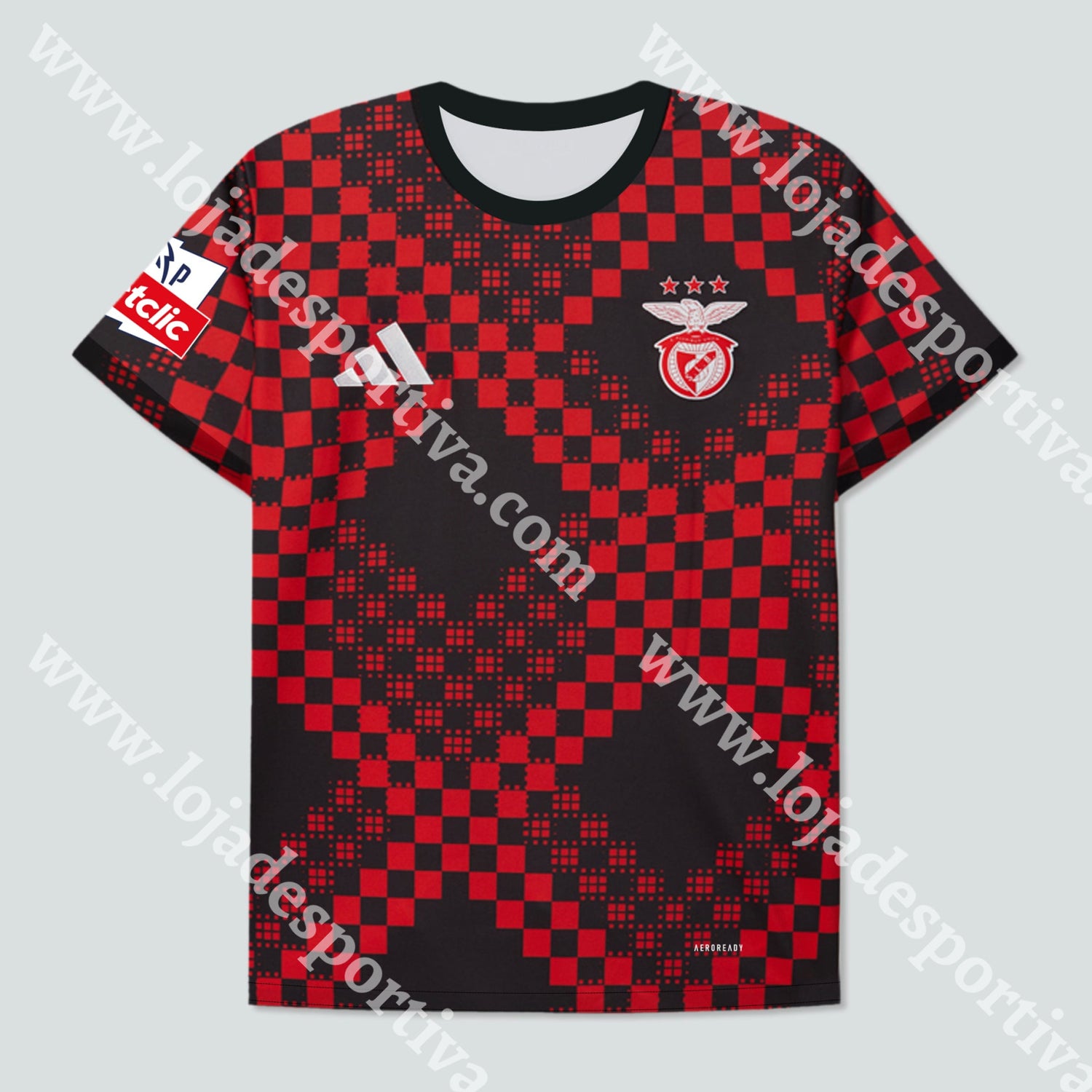 NOVA CAMISOLA AQUECIMENTO SL BENFICA 25/26 Camisola Futebol