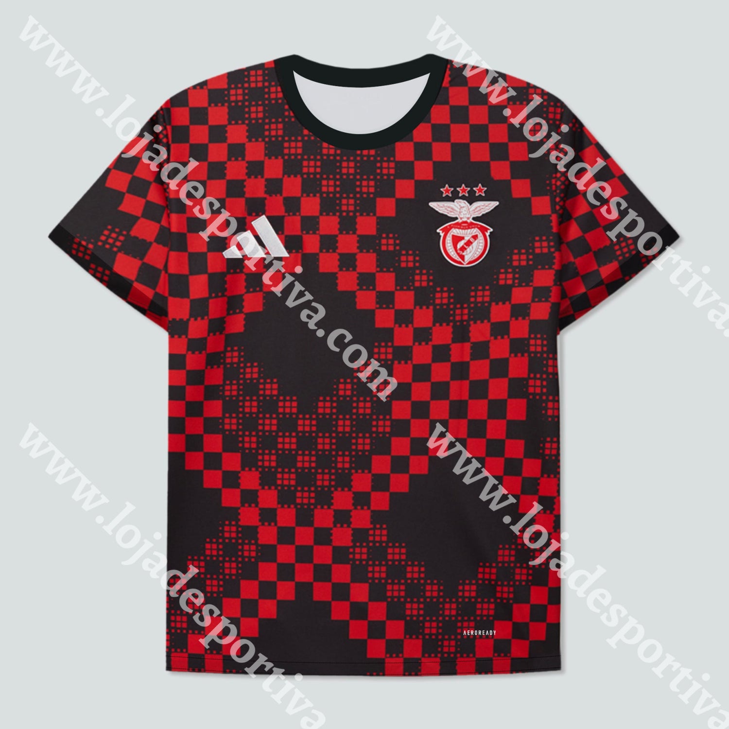NOVA CAMISOLA AQUECIMENTO SL BENFICA 25/26 S Camisola Futebol