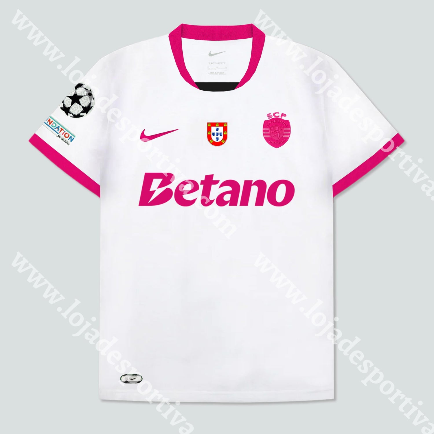 NOVA CAMISOLA EDIÇÃO ESPECIAL ROSA SPORTING CP 25/26