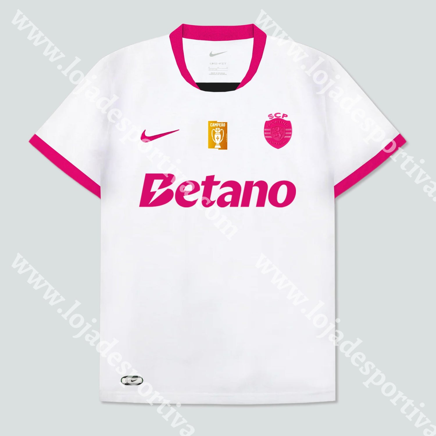 NOVA CAMISOLA EDIÇÃO ESPECIAL ROSA SPORTING CP 25/26