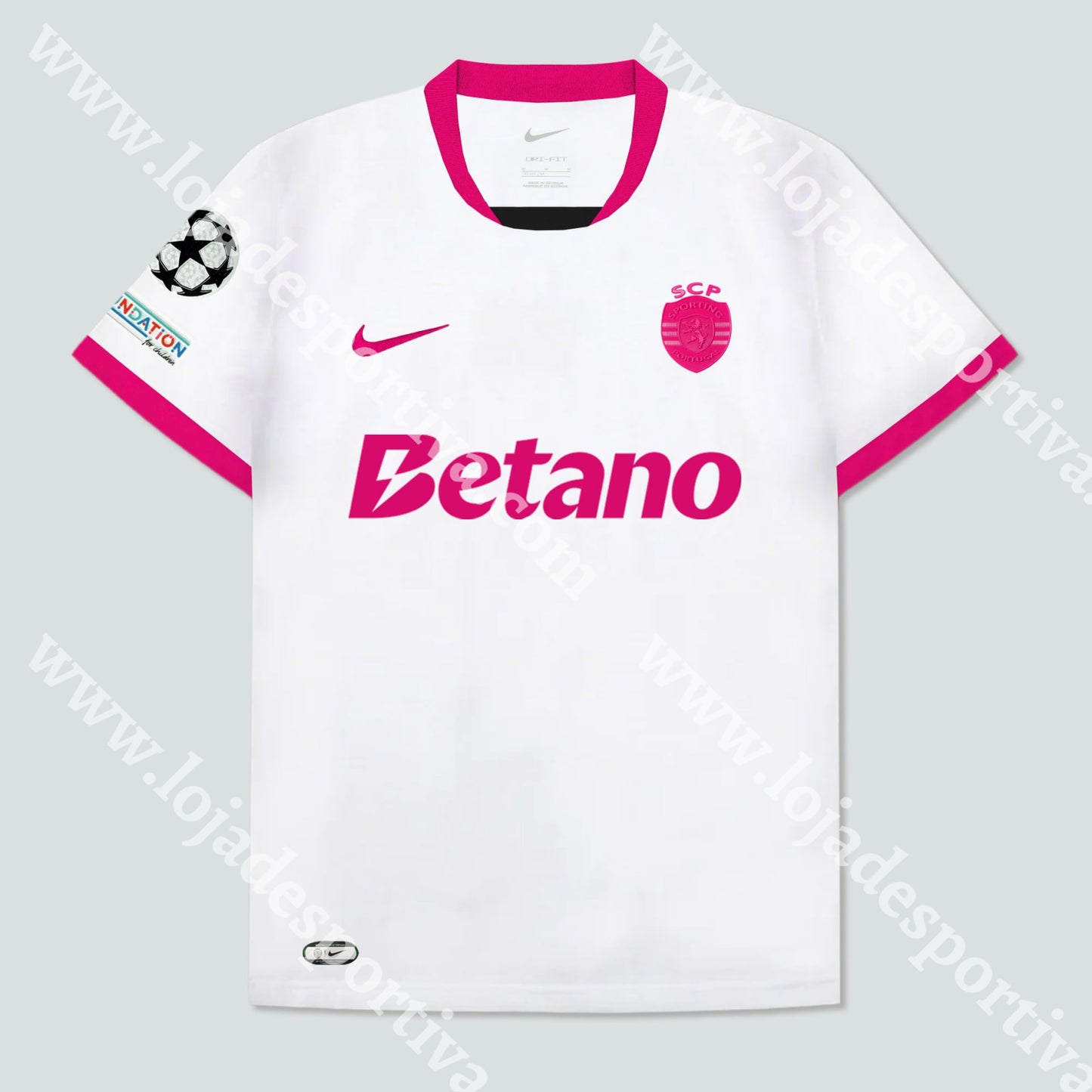 NOVA CAMISOLA EDIÇÃO ESPECIAL ROSA SPORTING CP 25/26
