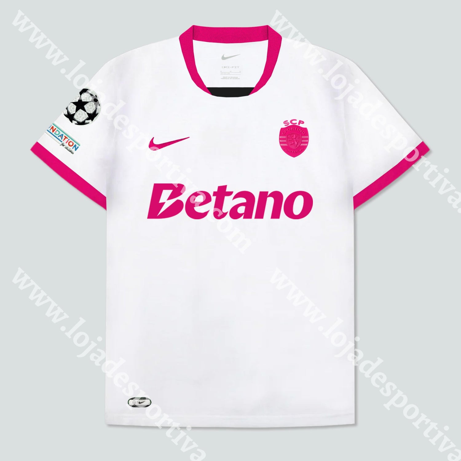 NOVA CAMISOLA EDIÇÃO ESPECIAL ROSA SPORTING CP 25/26