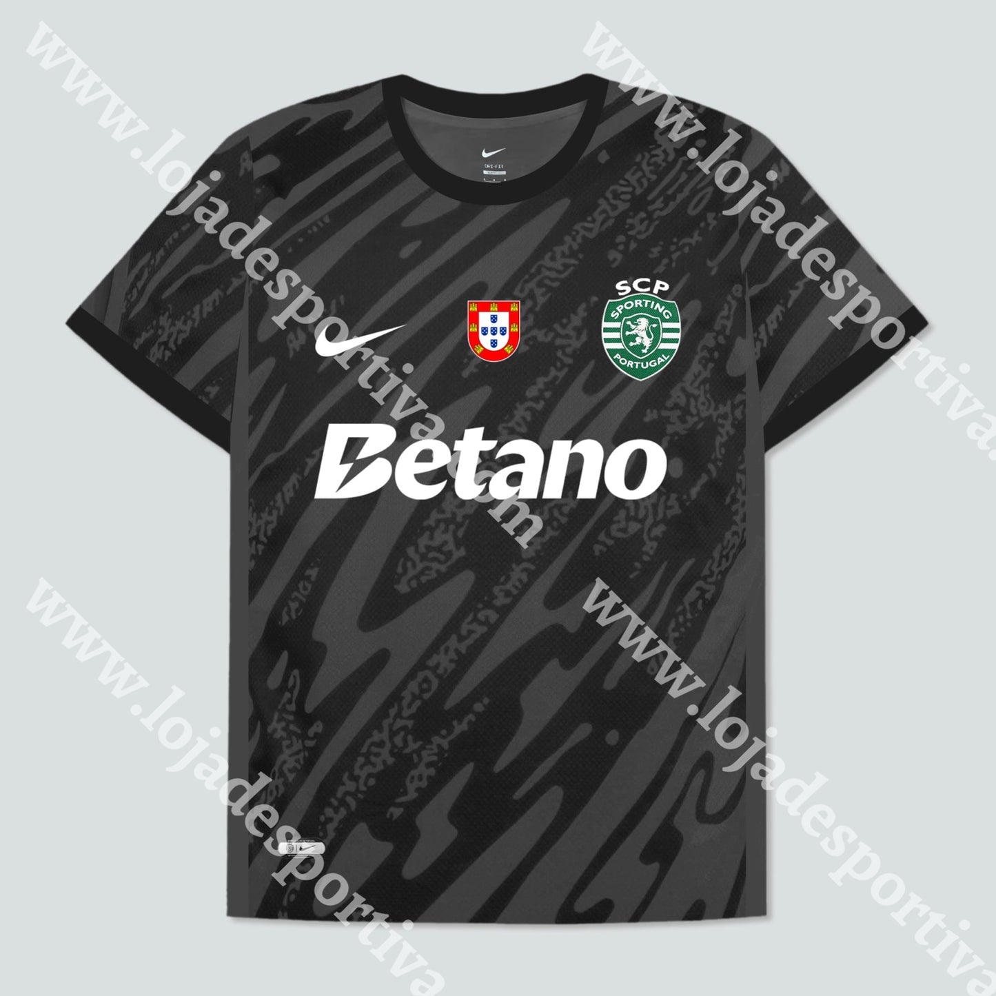 CAMISOLA GUARDA-REDES PRETA SPORTING CP 24/25