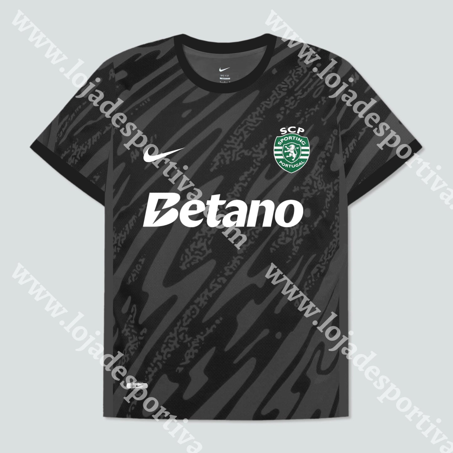 CAMISOLA GUARDA-REDES PRETA SPORTING CP 24/25
