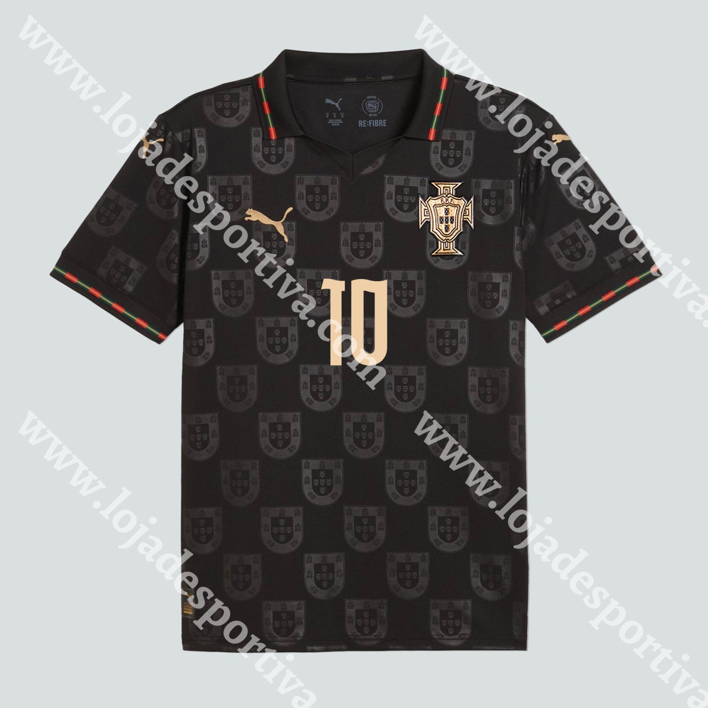 NOVA CAMISOLA PORTUGAL EDIÇÃO ESPECIAL EUSÉBIO VERSÃO PLAYER 2025 - Camisola Futebol