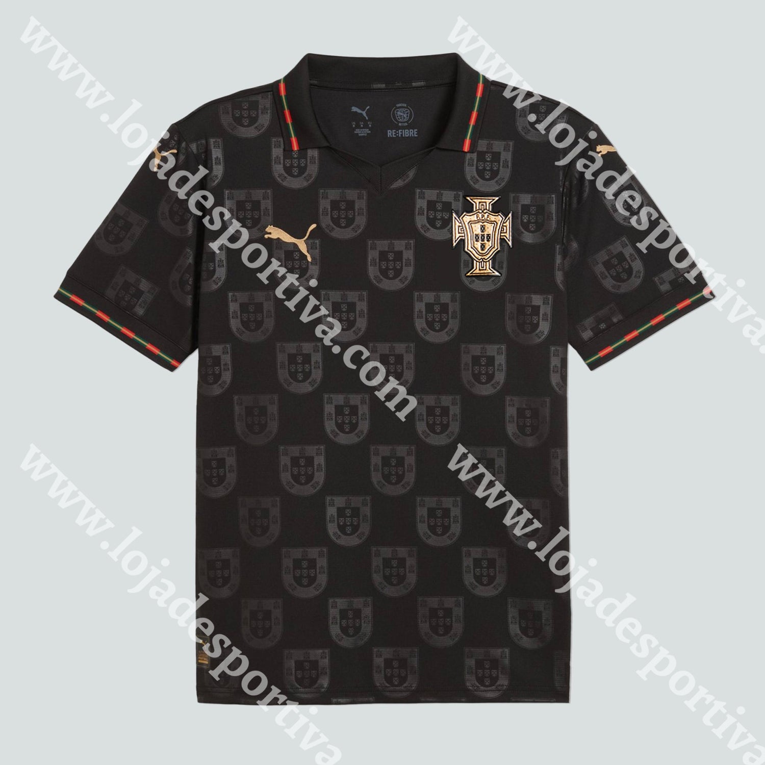 NOVA CAMISOLA PORTUGAL EDIÇÃO ESPECIAL EUSÉBIO VERSÃO PLAYER 2025 S Camisola Futebol