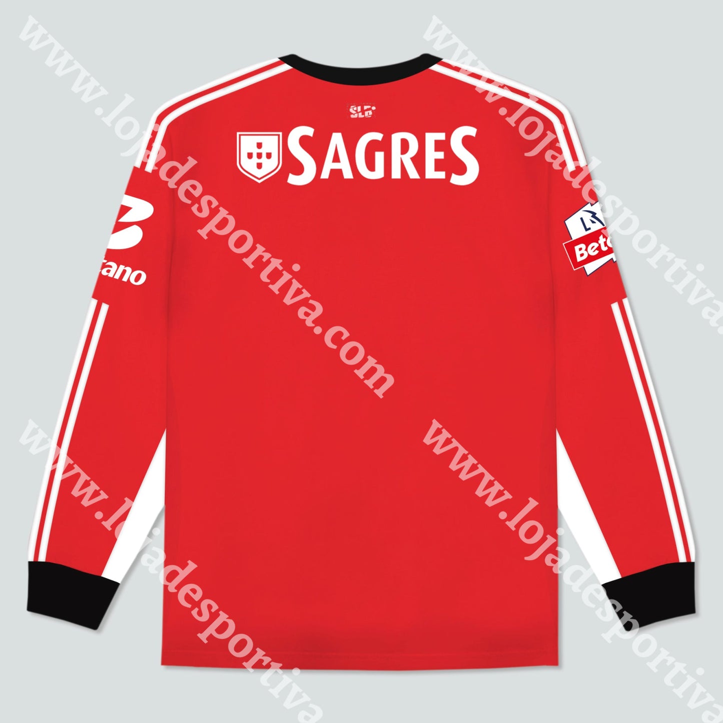 NOVA CAMISOLA PRINCIPAL MANGA COMPRIDA SL BENFICA 25/26 Camisola Futebol