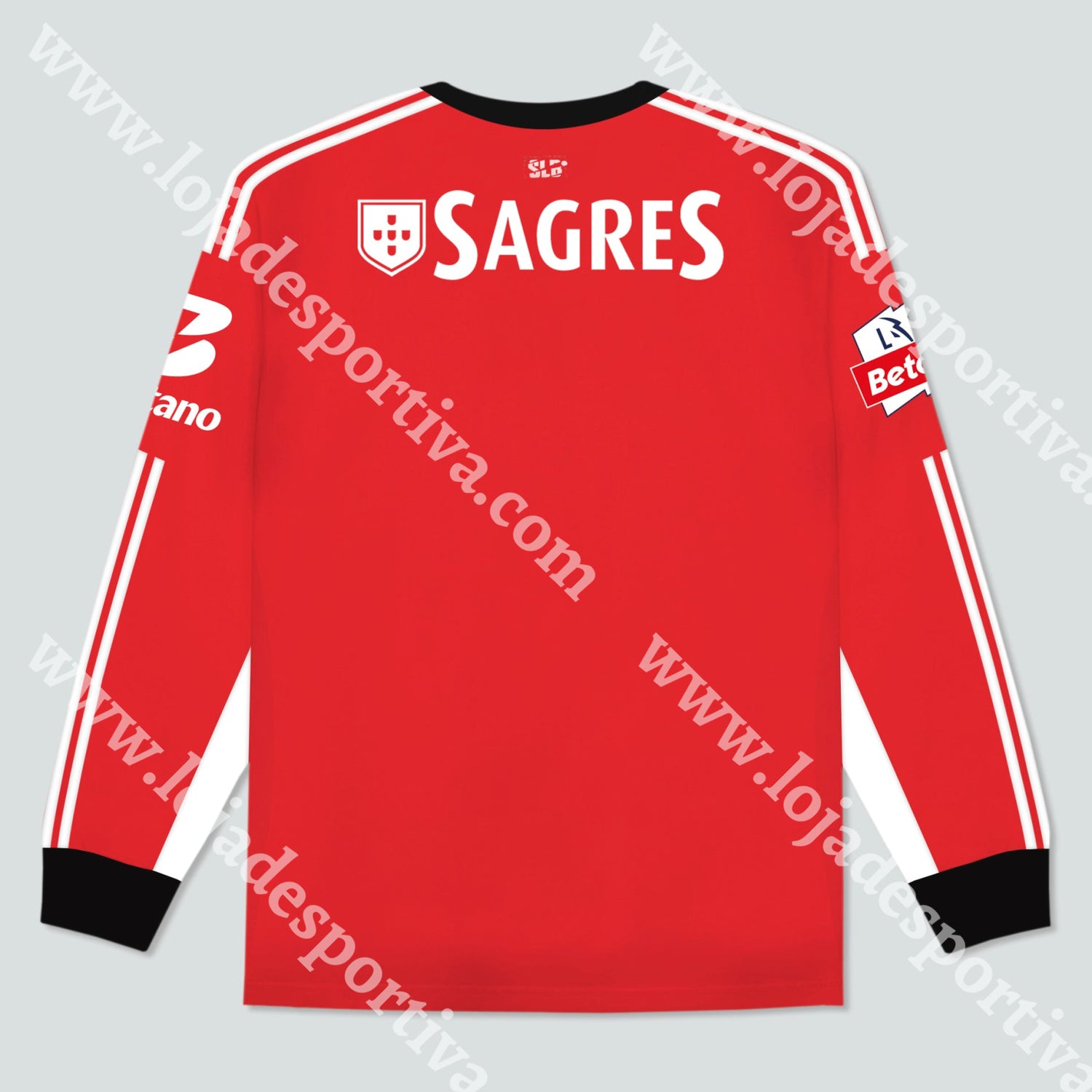 NOVA CAMISOLA PRINCIPAL MANGA COMPRIDA SL BENFICA 25/26 Camisola Futebol