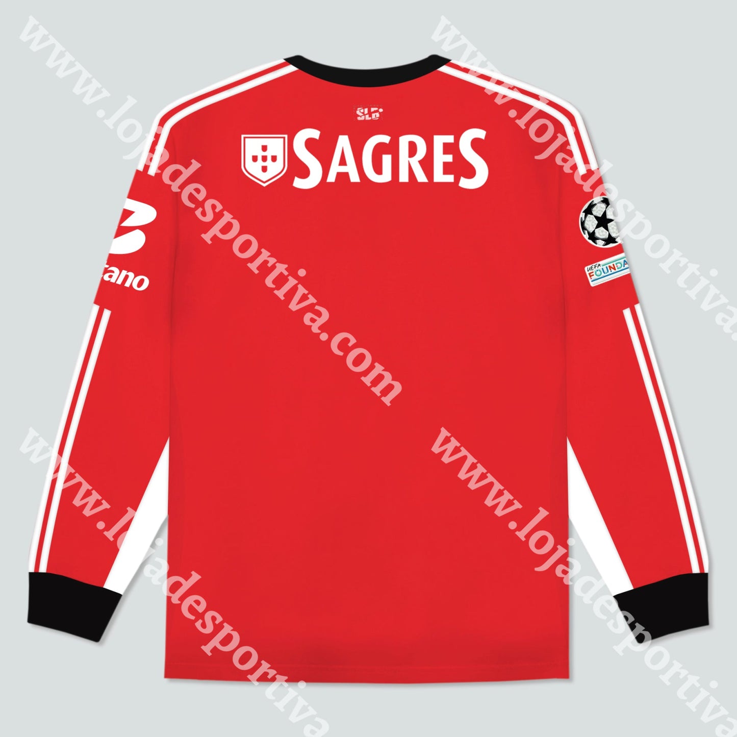 NOVA CAMISOLA PRINCIPAL MANGA COMPRIDA SL BENFICA 25/26 Camisola Futebol
