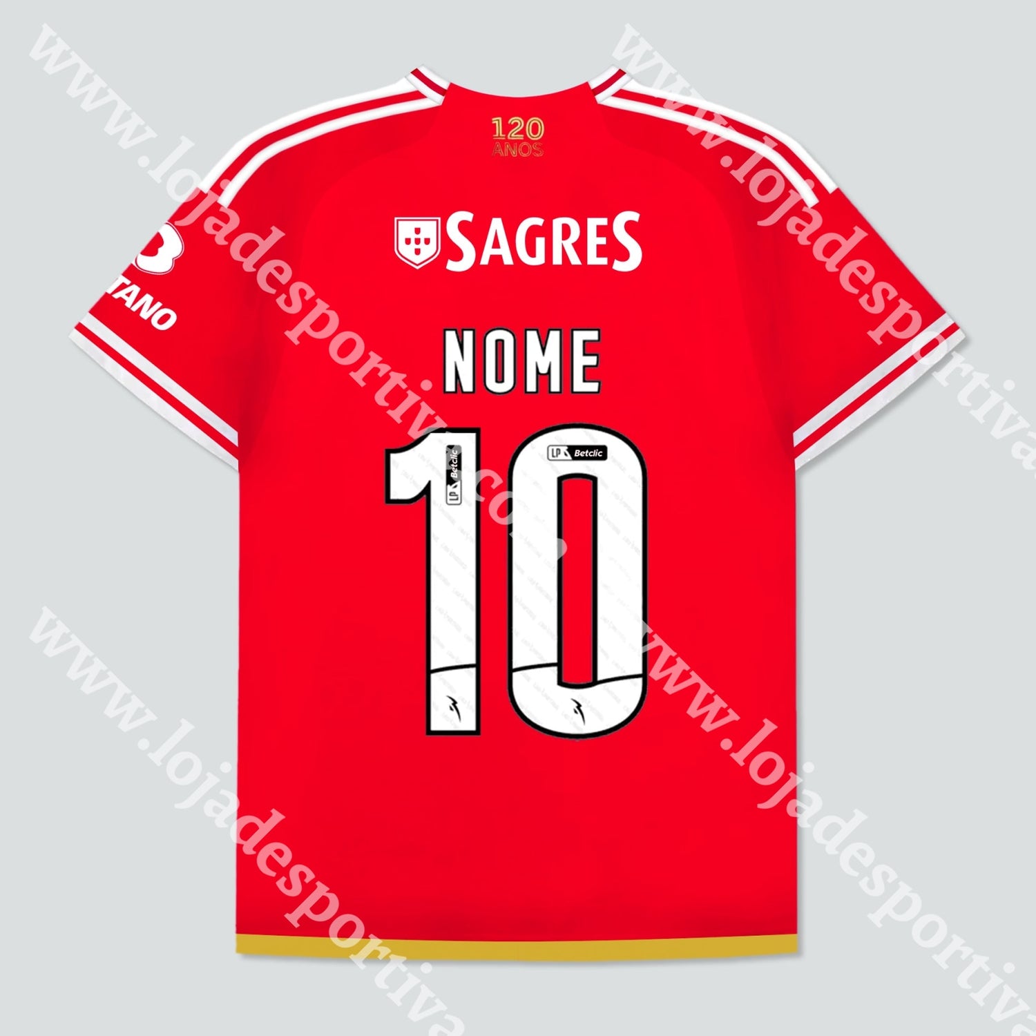 Nova Camisola Principal Sl Benfica 23/24 Camisola Futebol