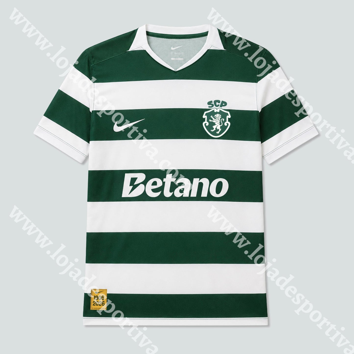 NOVA CAMISOLA PRINCIPAL SPORTING CP 26/27 - S - Camisola Futebol