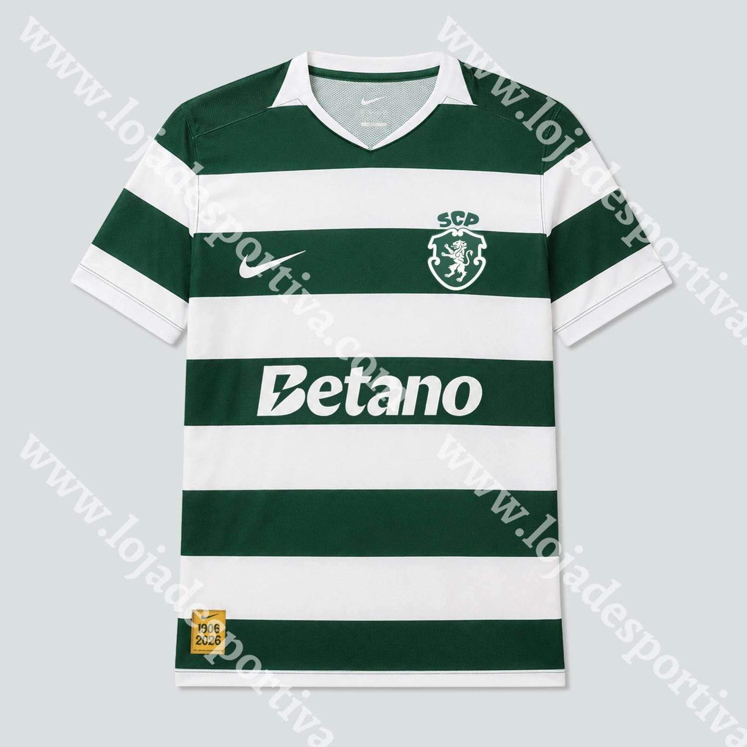 NOVA CAMISOLA PRINCIPAL SPORTING CP 26/27 - S - Camisola Futebol