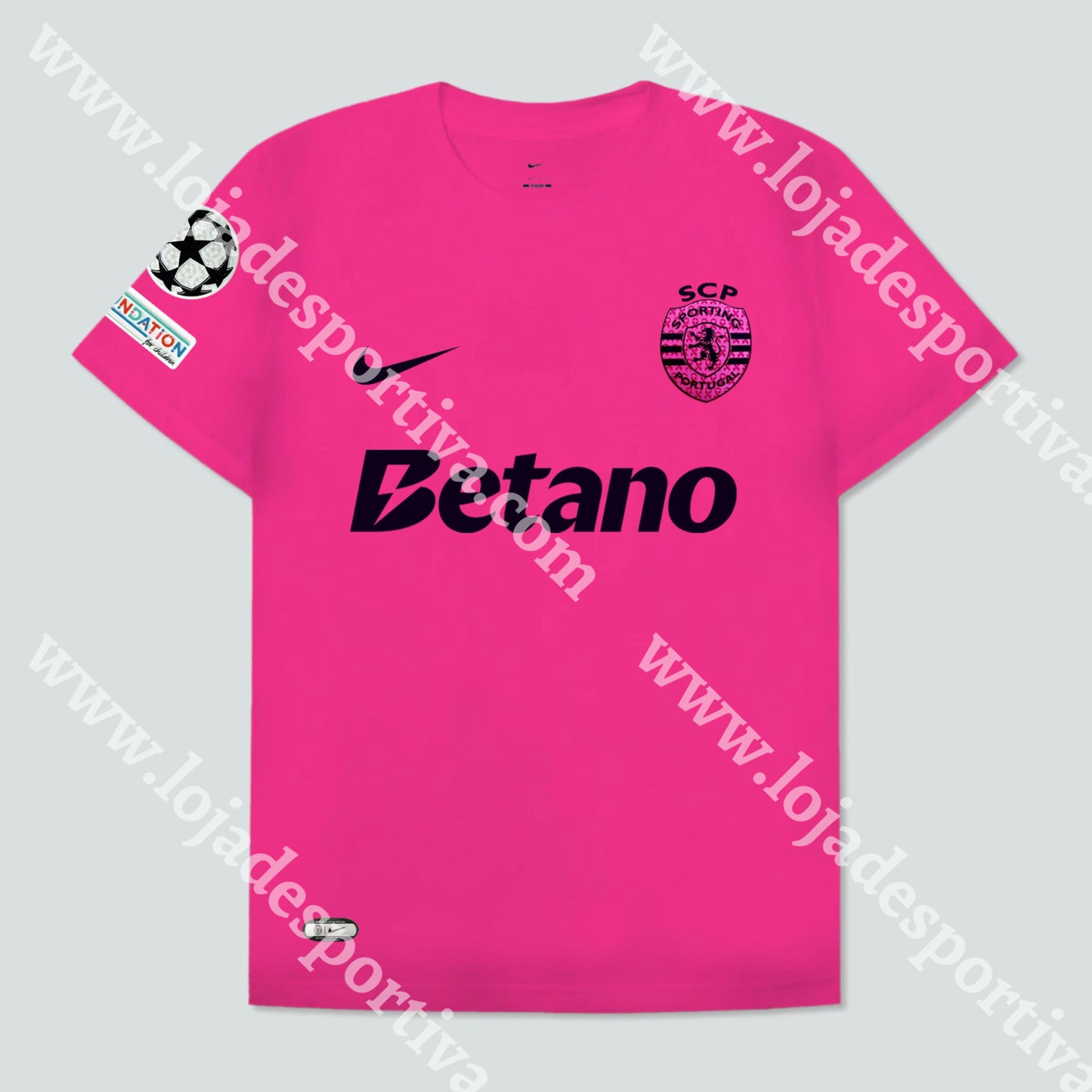 CAMISOLA ROSA SPORTING CP 24/25