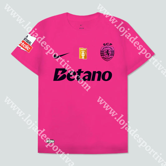 CAMISOLA ROSA SPORTING CP 24/25