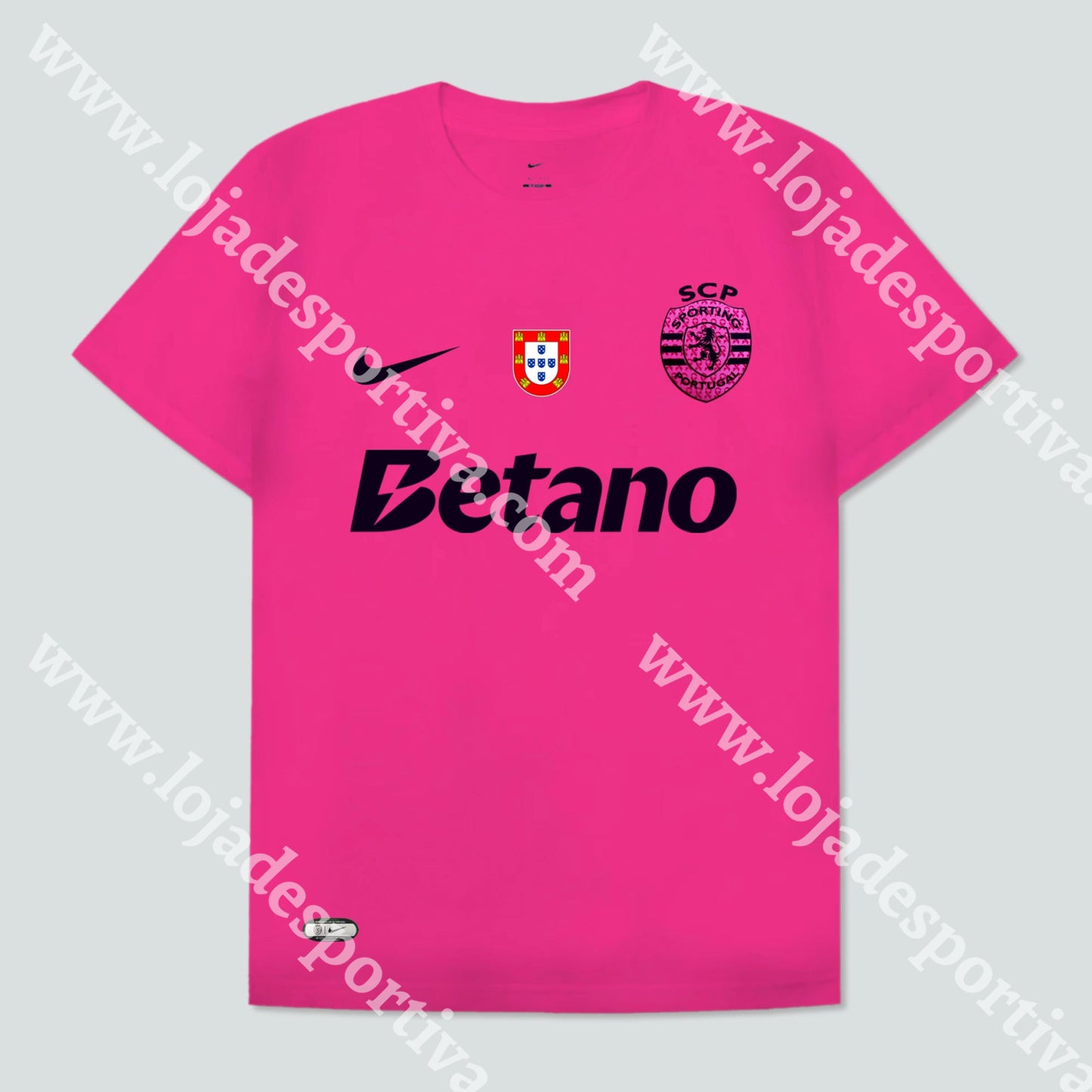 CAMISOLA ROSA SPORTING CP 24/25