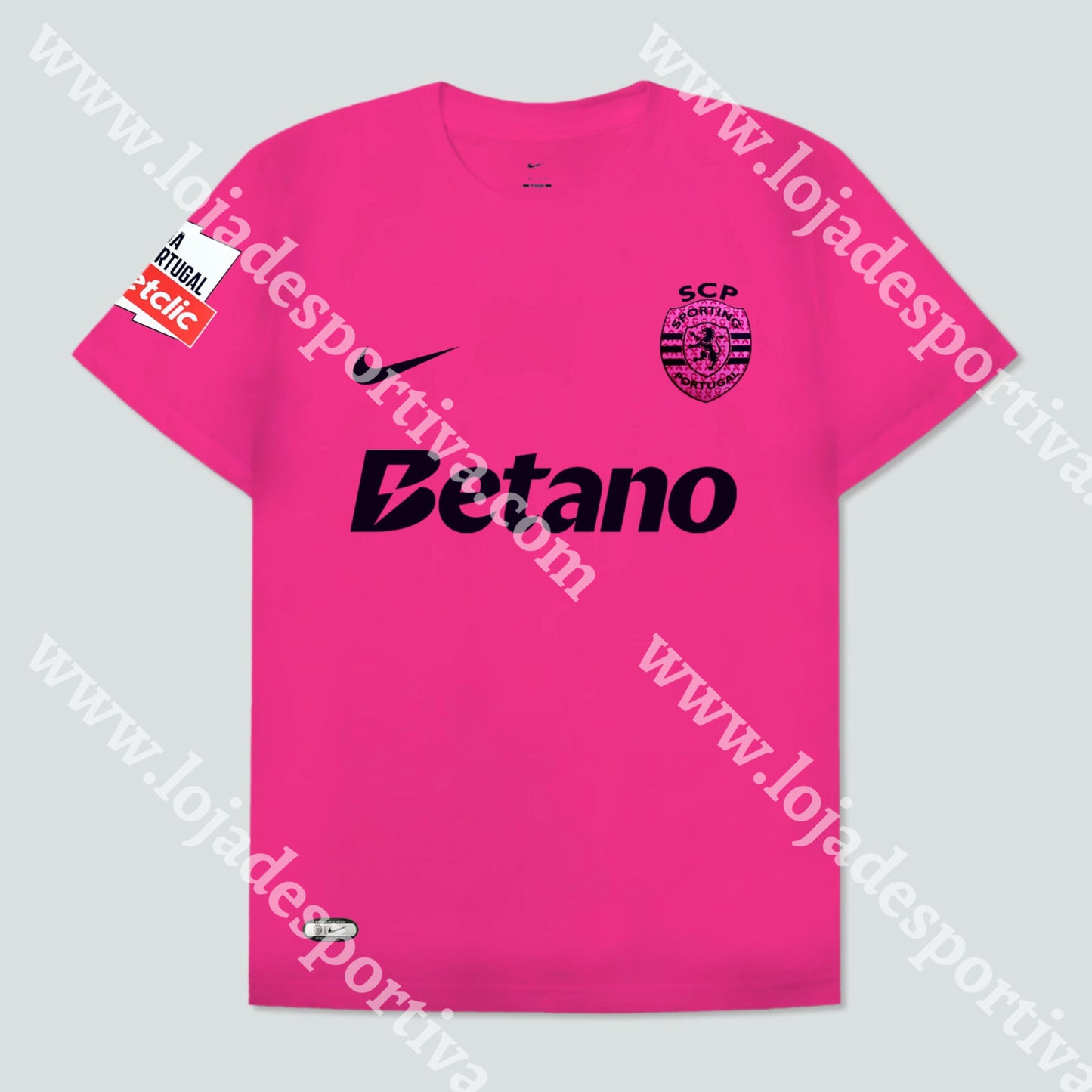 CAMISOLA ROSA SPORTING CP 24/25