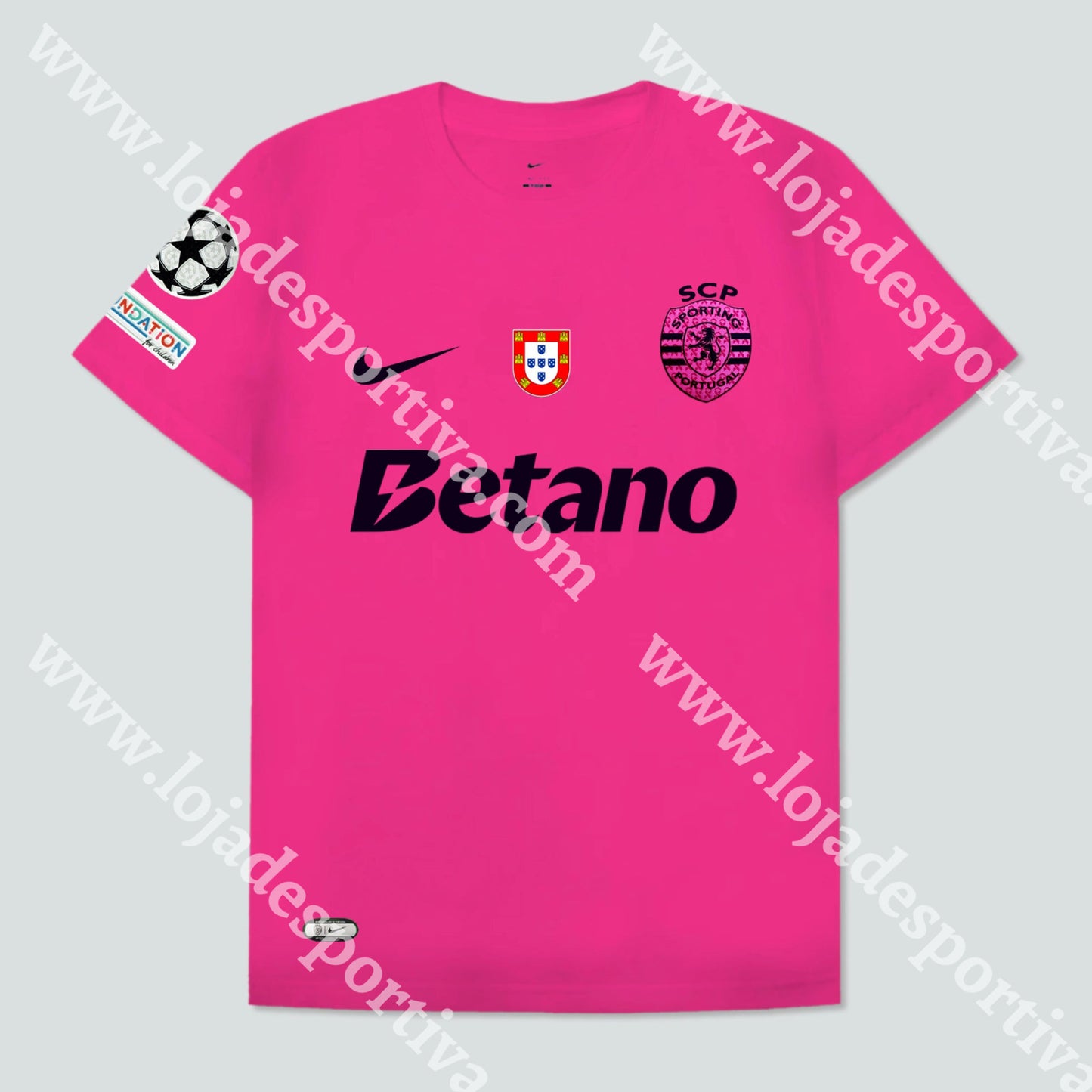 CAMISOLA ROSA SPORTING CP 24/25