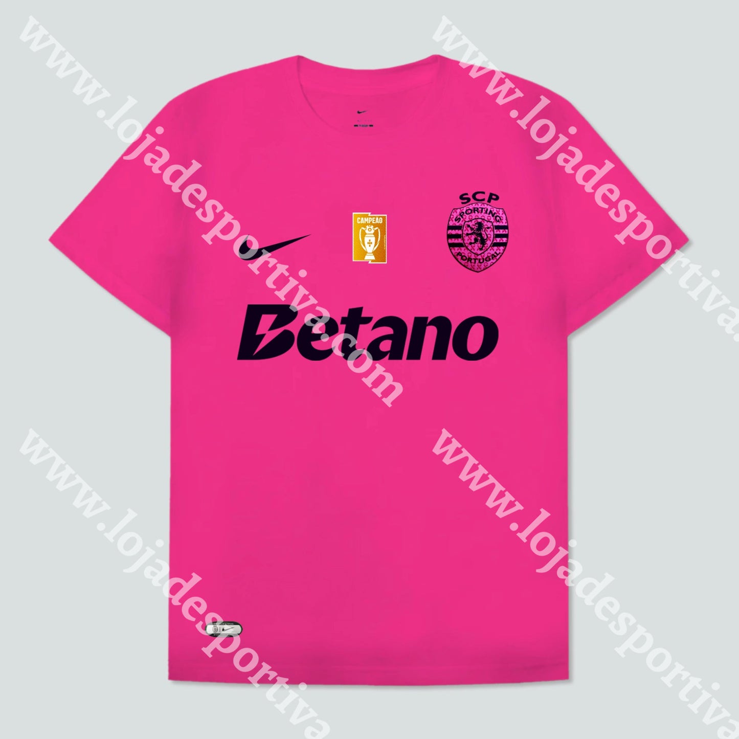 CAMISOLA ROSA SPORTING CP 24/25