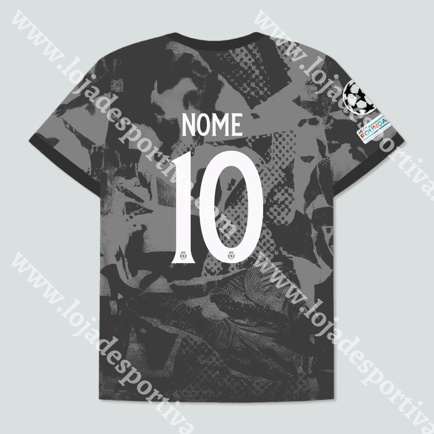 NOVA CAMISOLA TREINO PRETA SPORTING CP 25/26