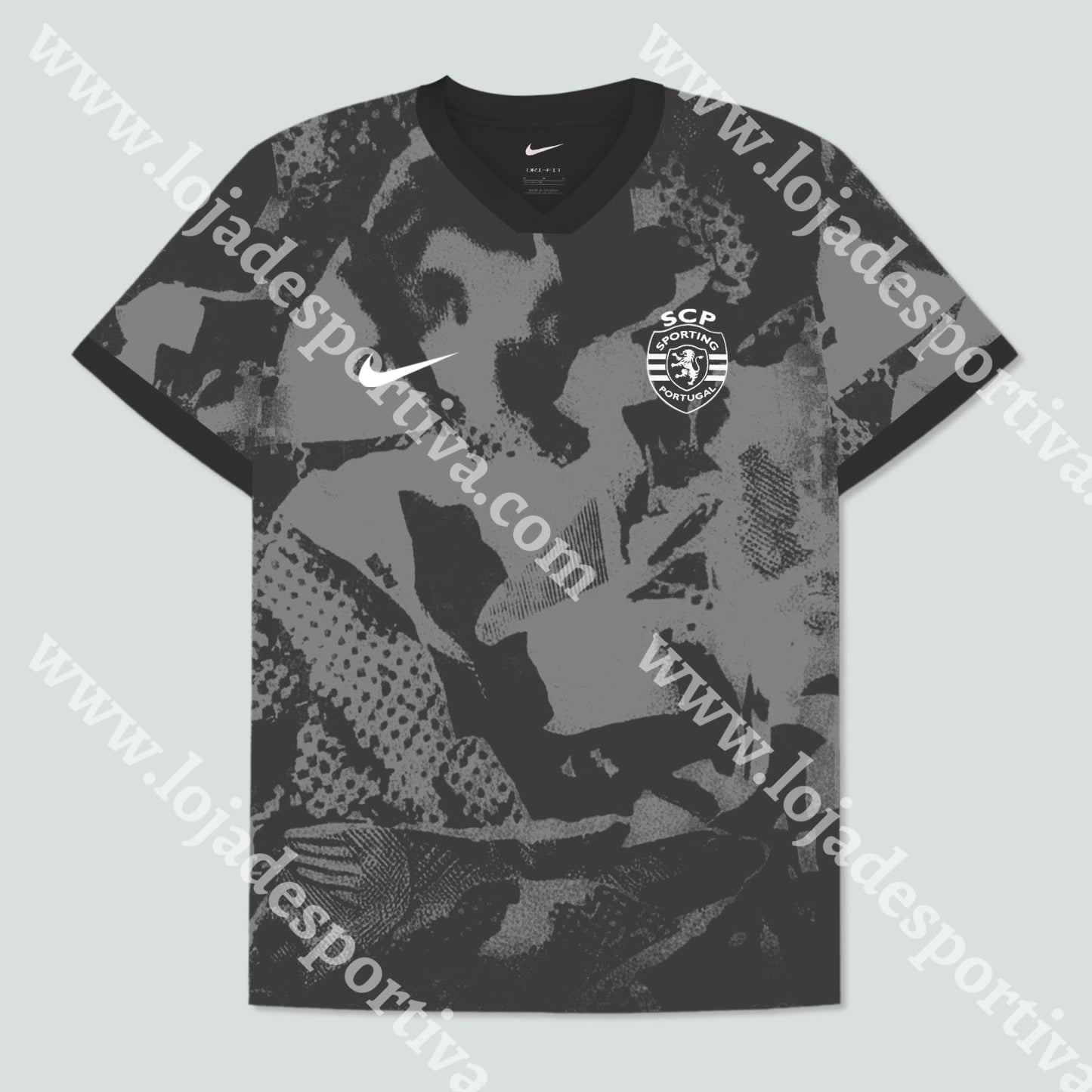 NOVA CAMISOLA TREINO PRETA SPORTING CP 25/26 S