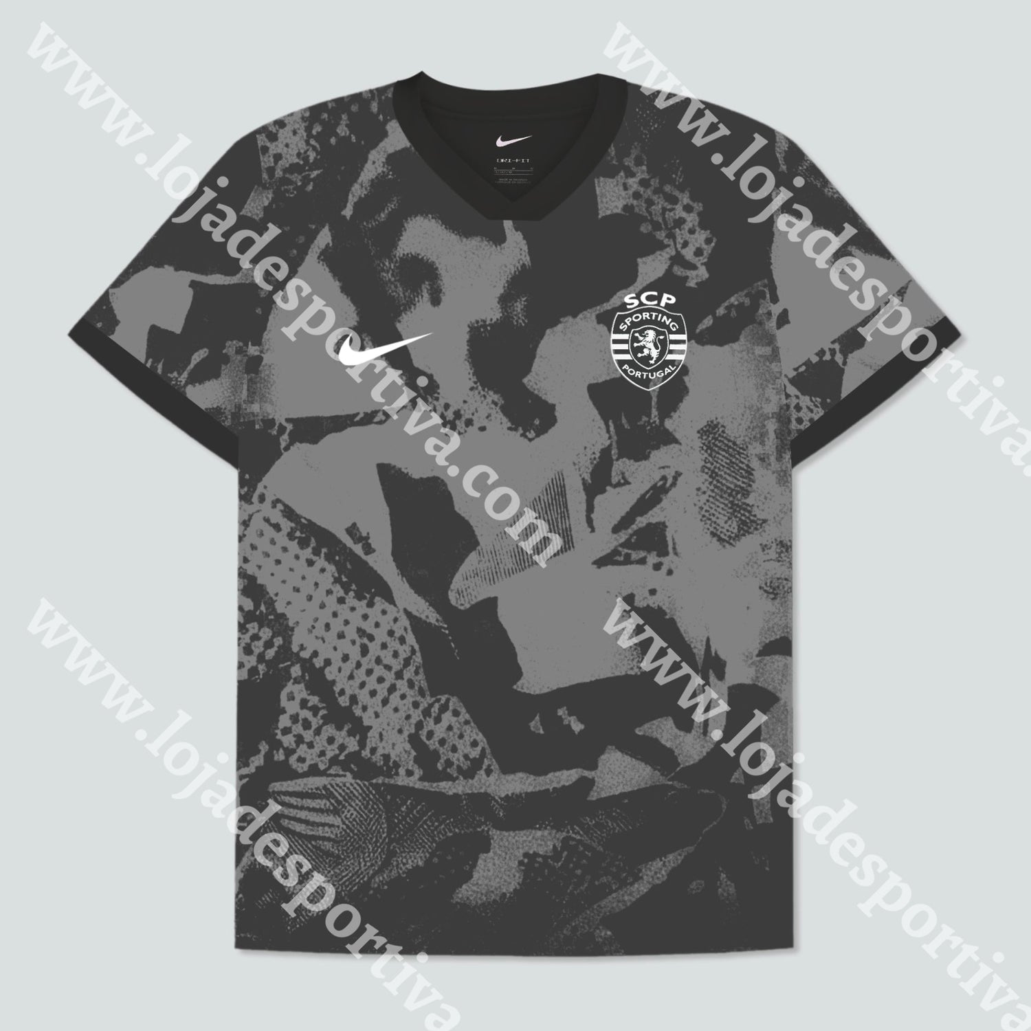 NOVA CAMISOLA TREINO PRETA SPORTING CP 25/26 S