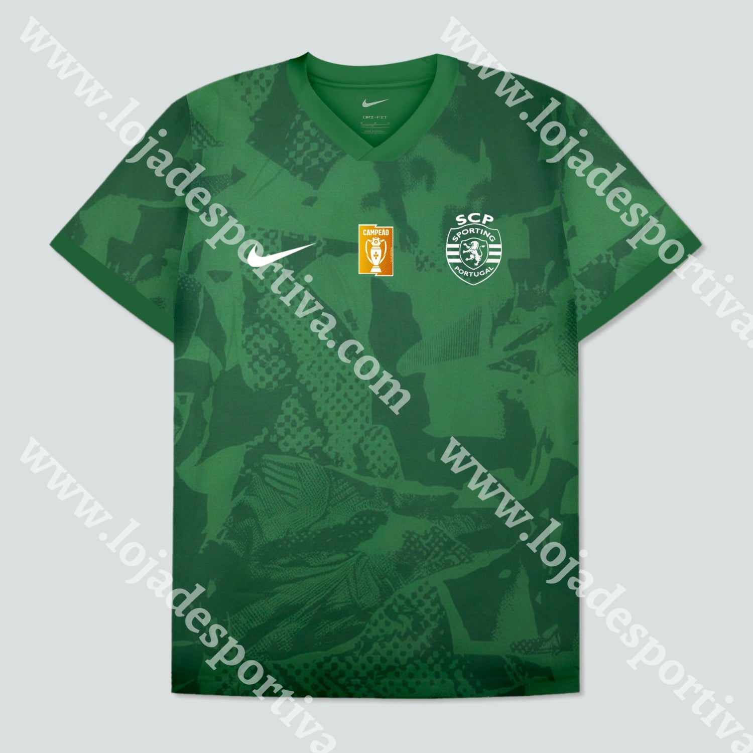 NOVA CAMISOLA TREINO VERDE SPORTING CP 25/26