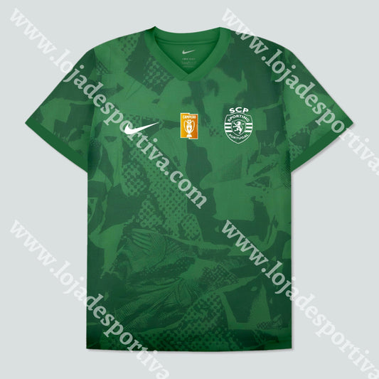 NOVA CAMISOLA TREINO VERDE SPORTING CP 25/26