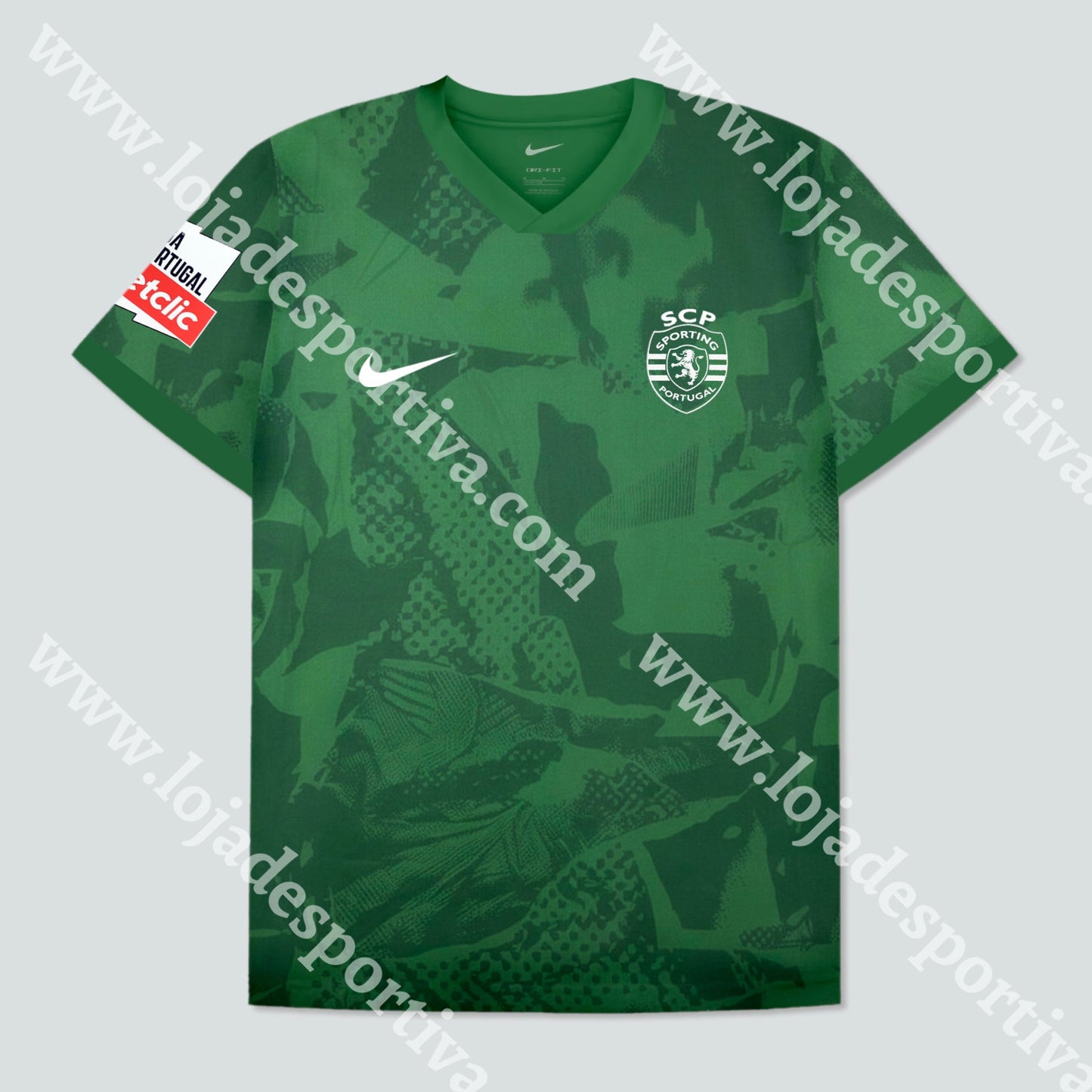 NOVA CAMISOLA TREINO VERDE SPORTING CP 25/26