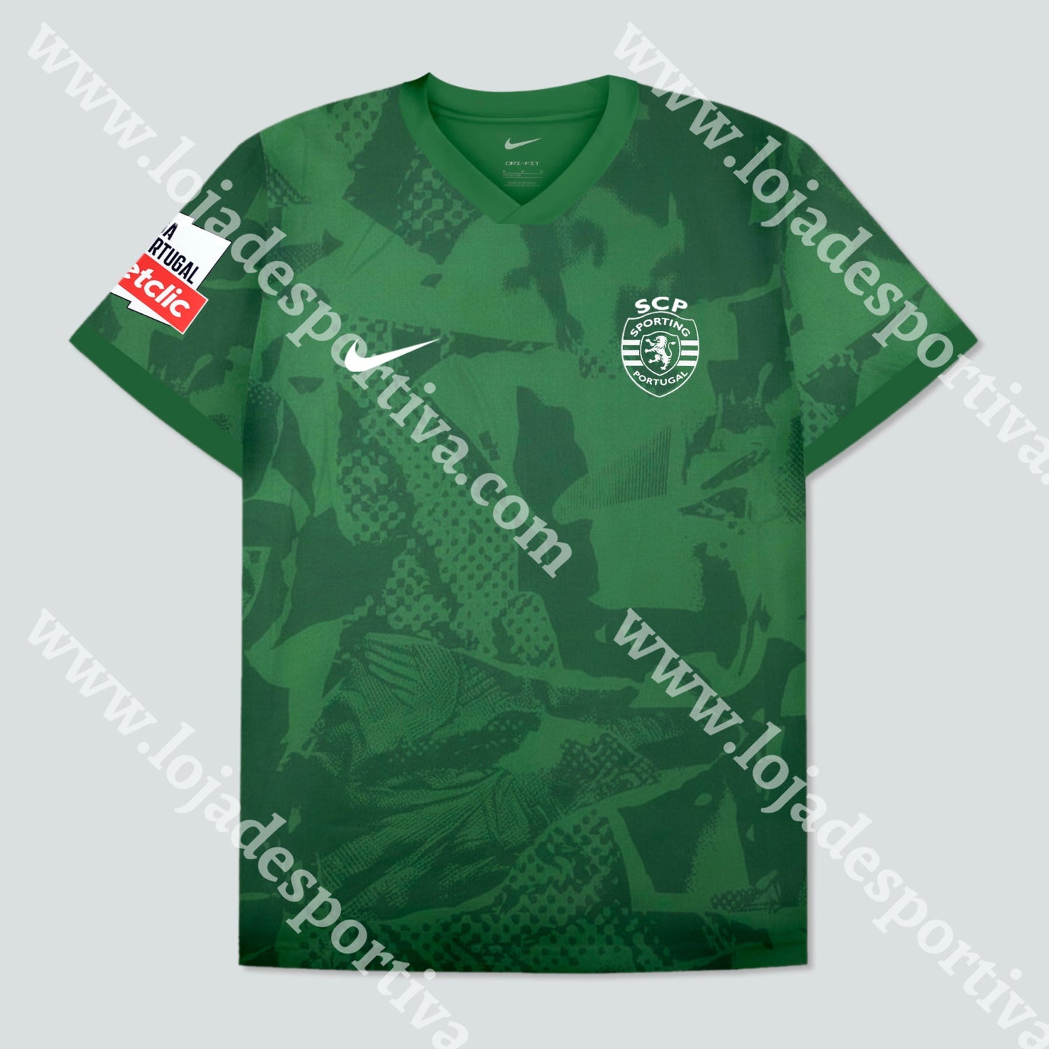 NOVA CAMISOLA TREINO VERDE SPORTING CP 25/26