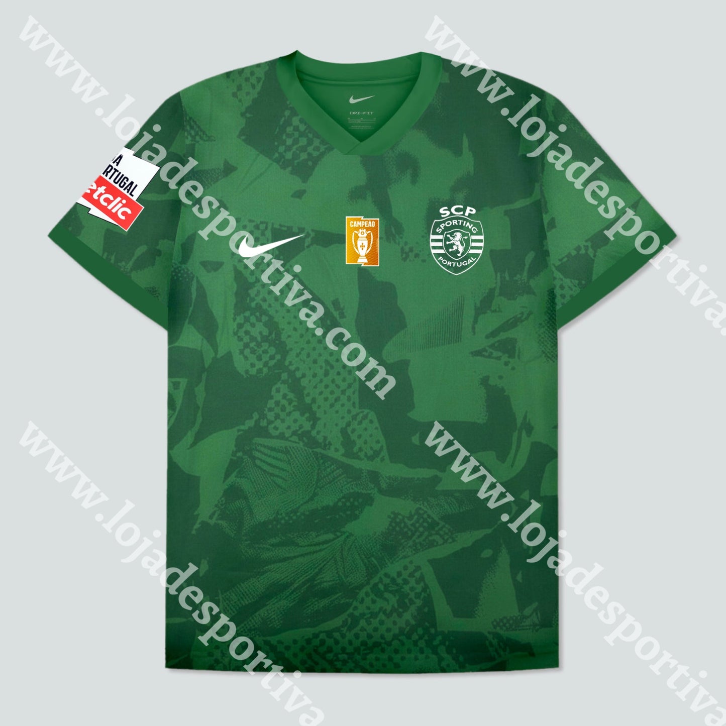 NOVA CAMISOLA TREINO VERDE SPORTING CP 25/26