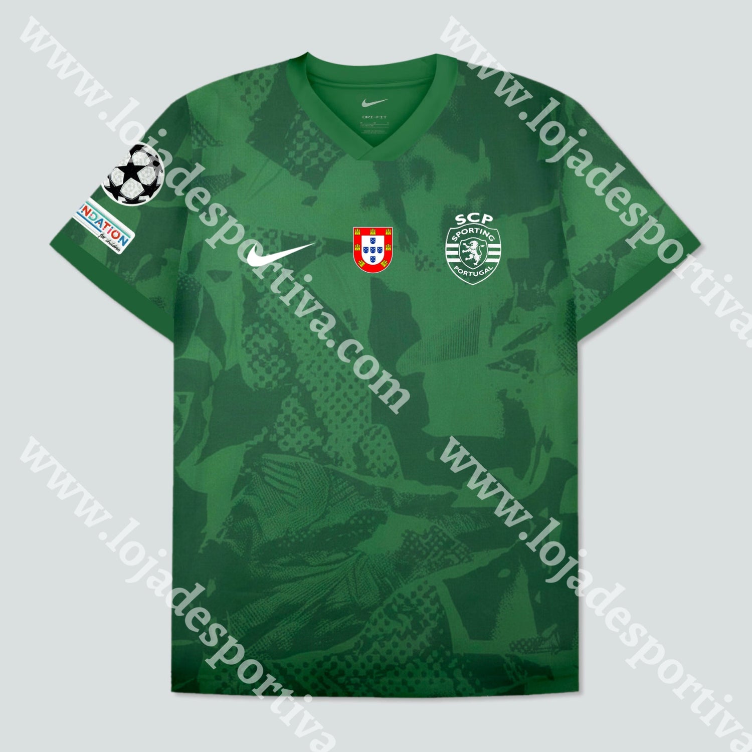 NOVA CAMISOLA TREINO VERDE SPORTING CP 25/26