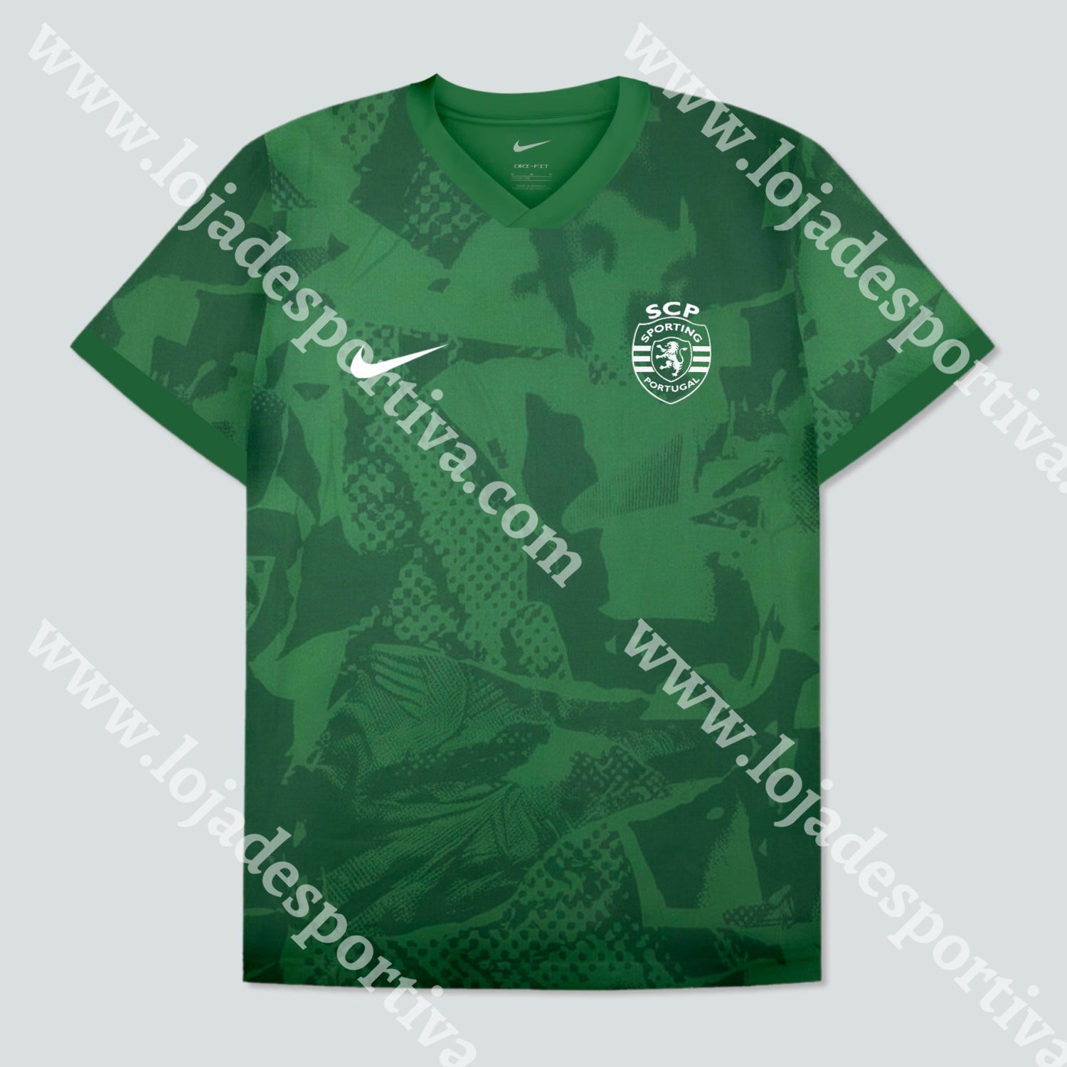 NOVA CAMISOLA TREINO VERDE SPORTING CP 25/26 S