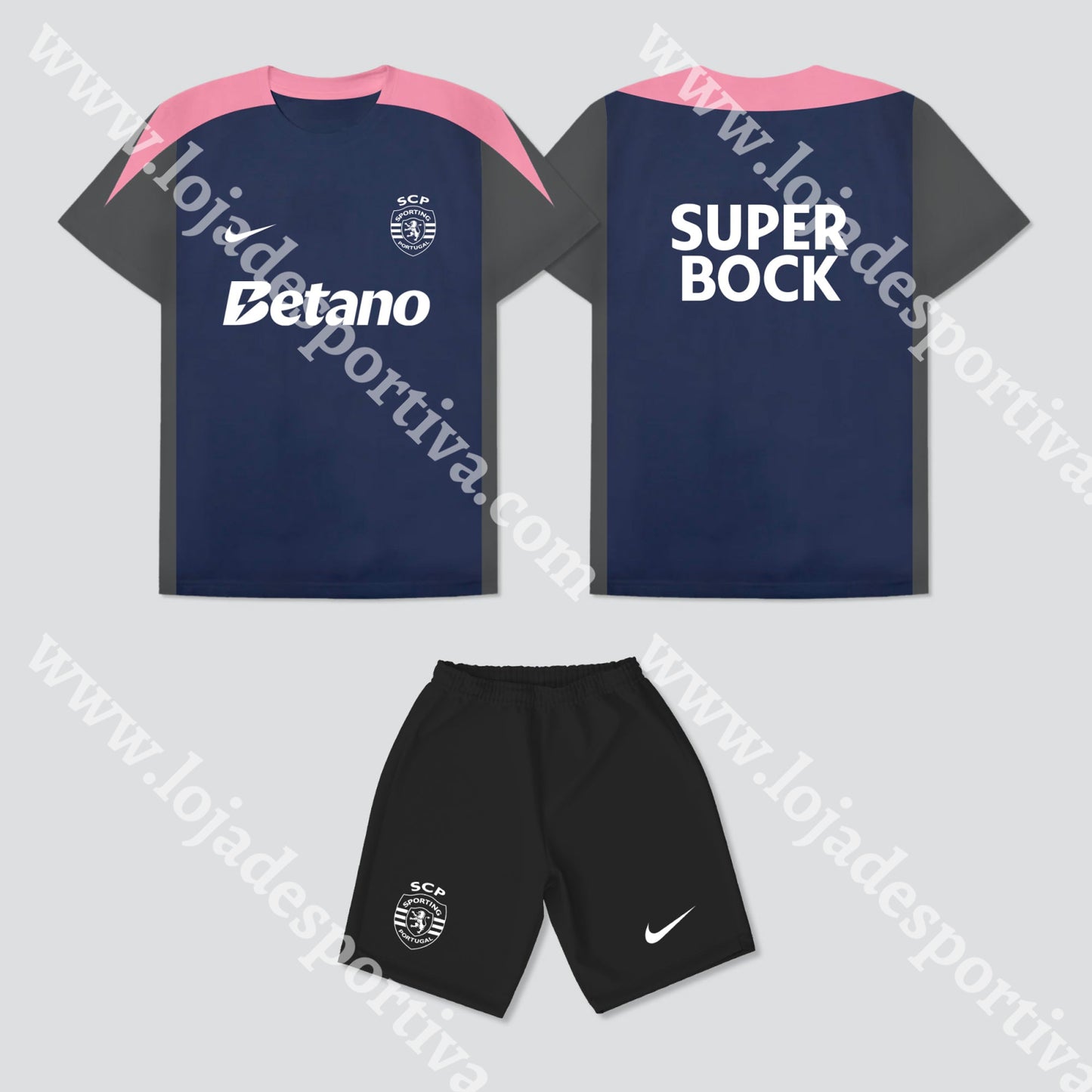 NOVO CONJUNTO TREINO STAFF 25/26 SPORTING CP 25/26 S