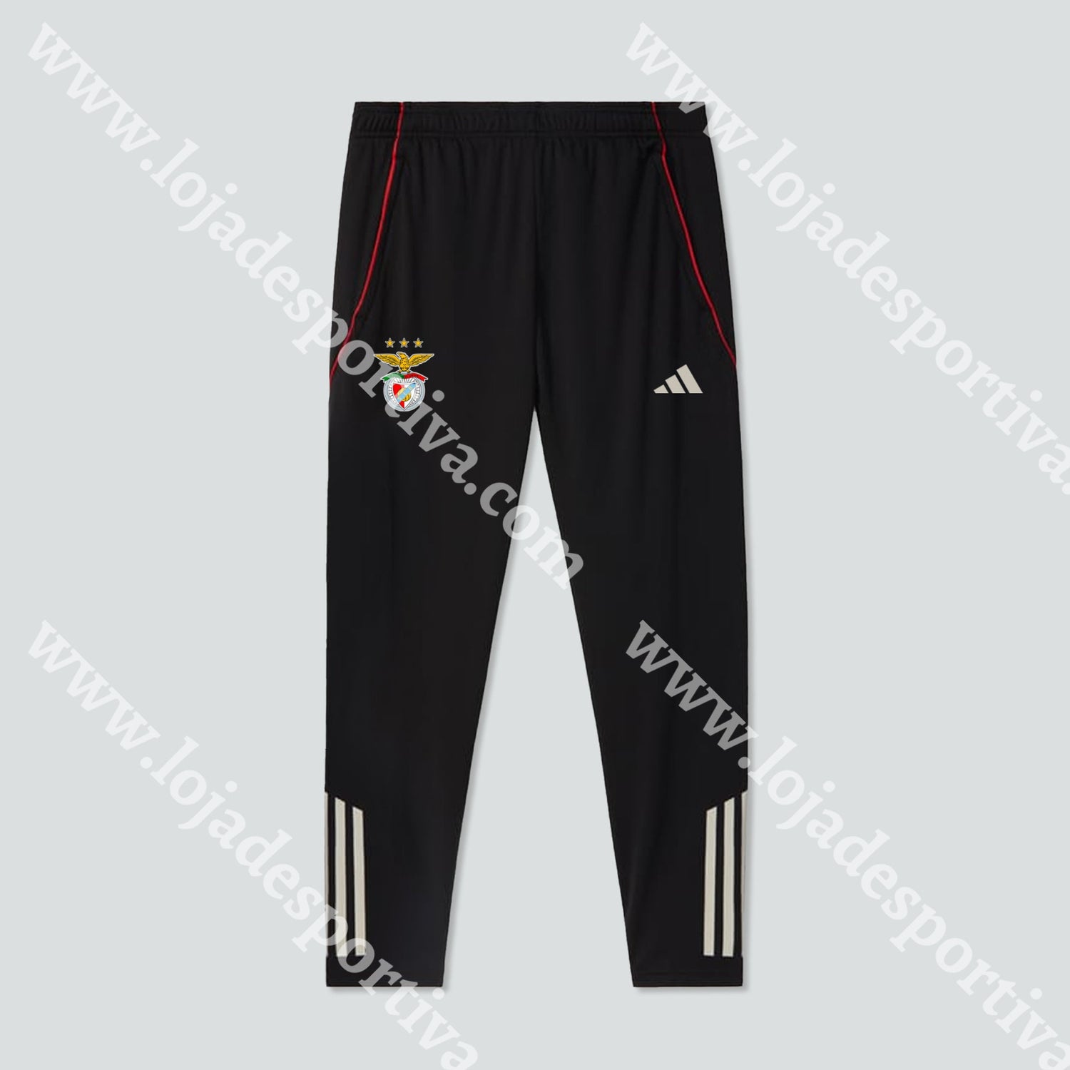 NOVO FATO TREINO ADIDAS PRETO SL BENFICA 25/26