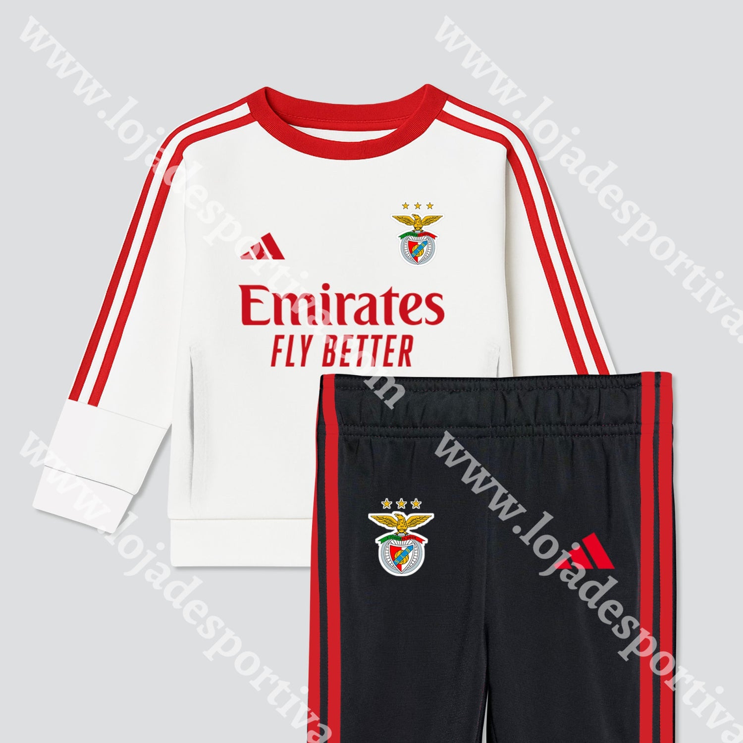 NOVO FATO TREINO CRIANÇA 3º EQUIPAMENTO SL BENFICA 25/26 3-4 Anos