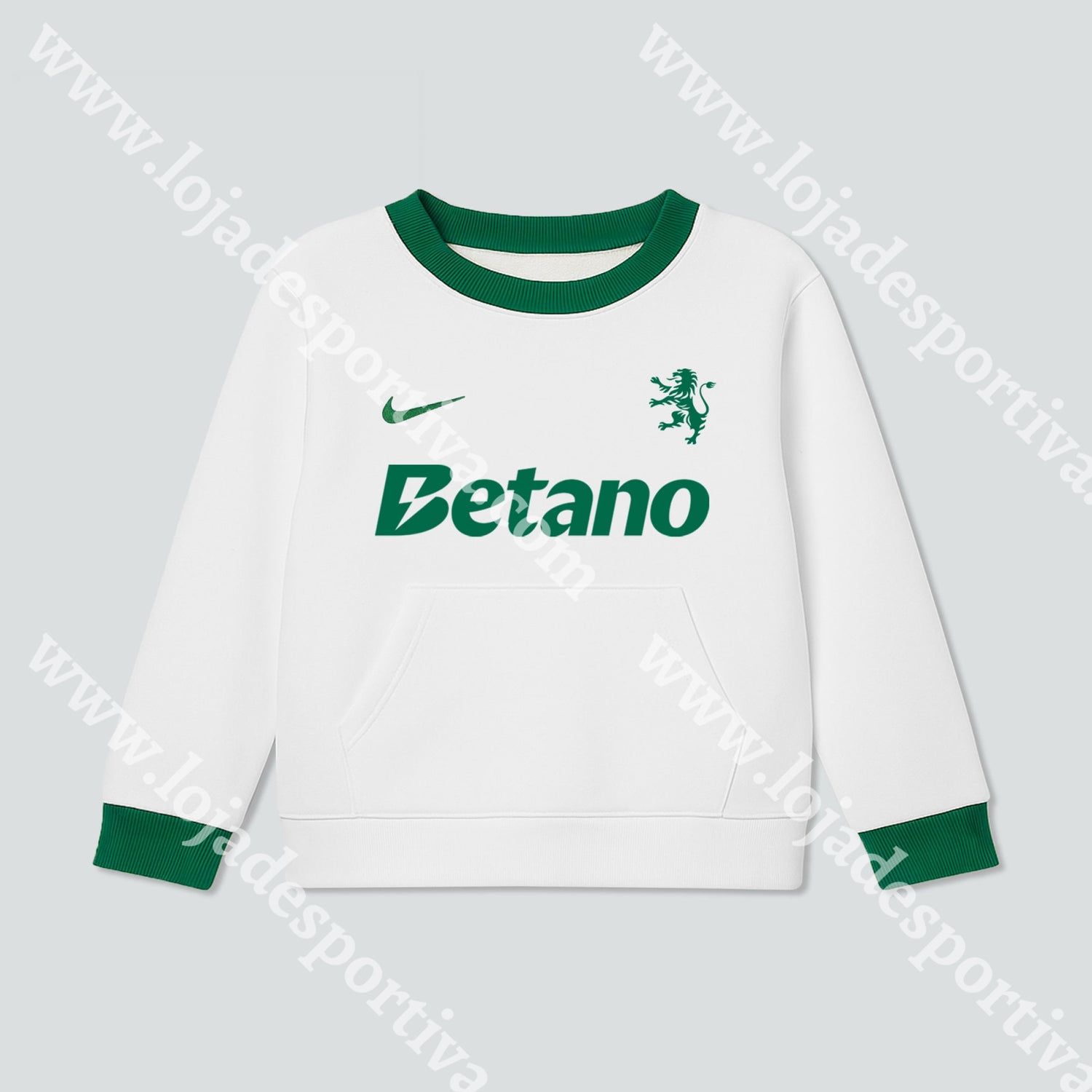 NOVO FATO TREINO CRIANÇA NIKE BRANCO SPORTING CP 25/26