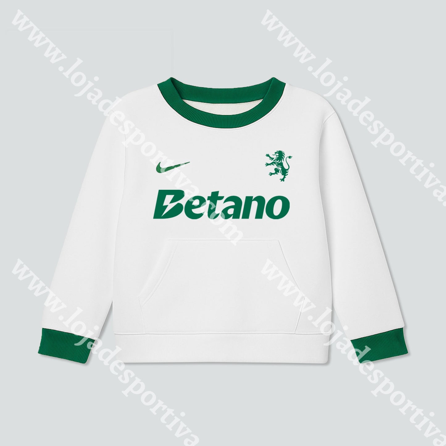 NOVO FATO TREINO CRIANÇA NIKE BRANCO SPORTING CP 25/26