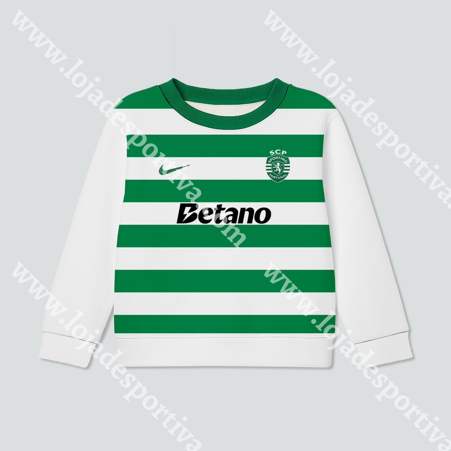 NOVO FATO TREINO CRIANÇA NIKE VERDE SPORTING CP 25/26