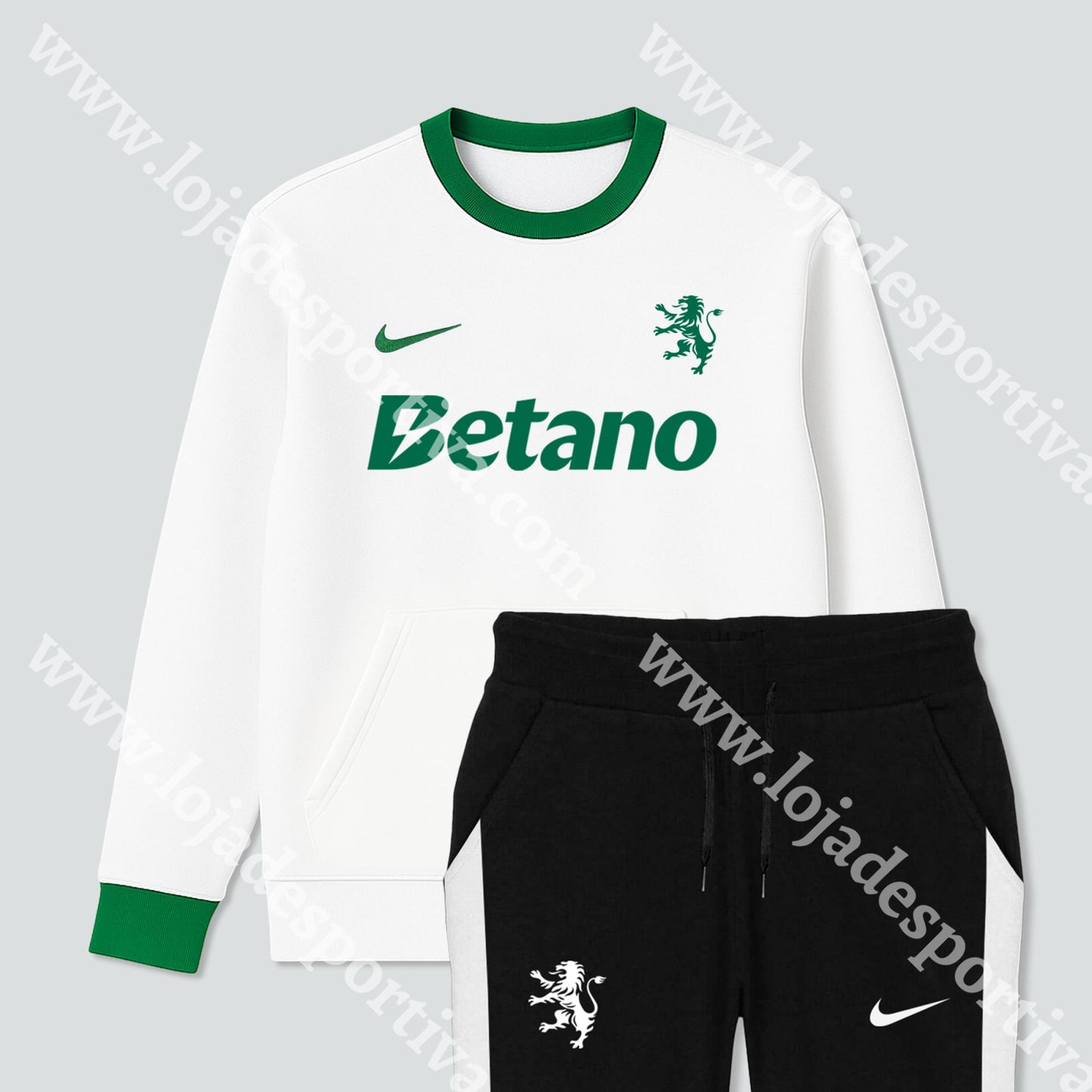 NOVO FATO TREINO NIKE BRANCO SPORTING CP 25/26 S