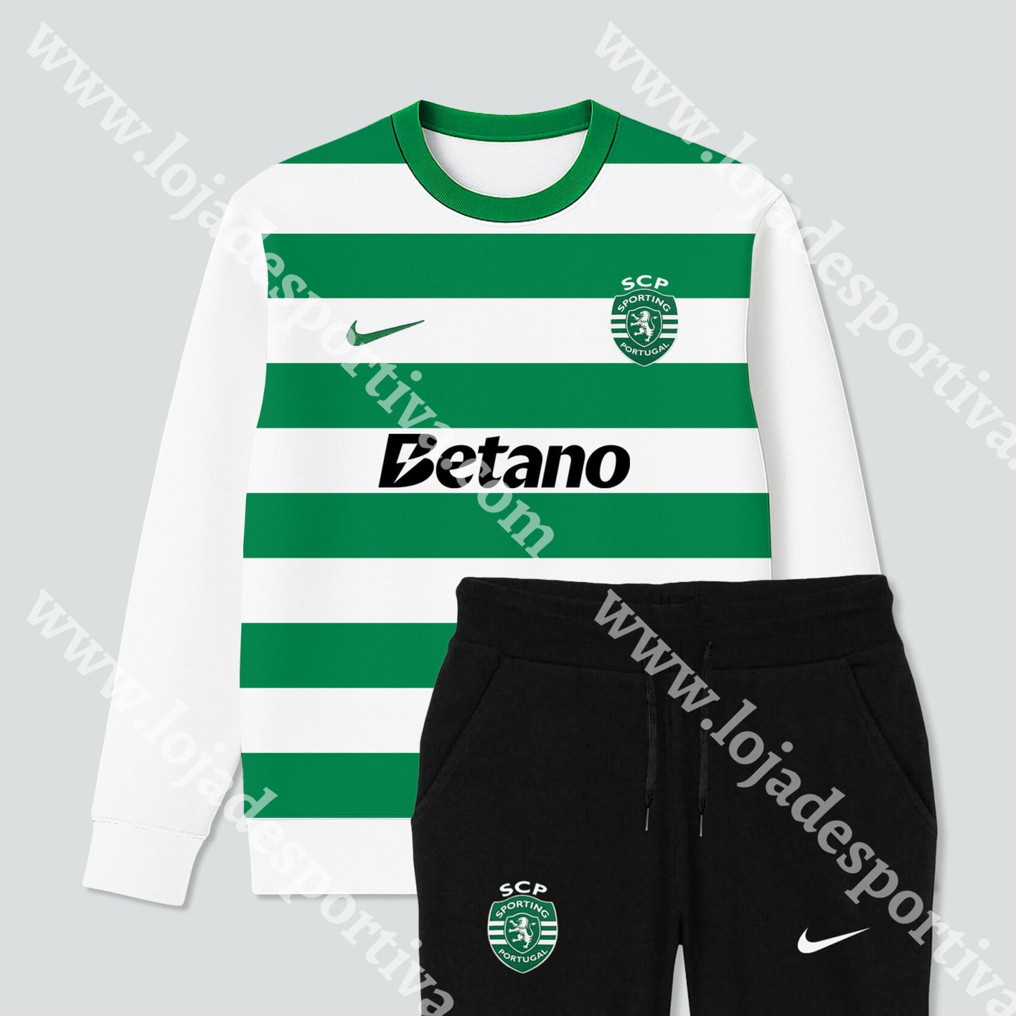 NOVO FATO TREINO NIKE VERDE SPORTING CP 25/26