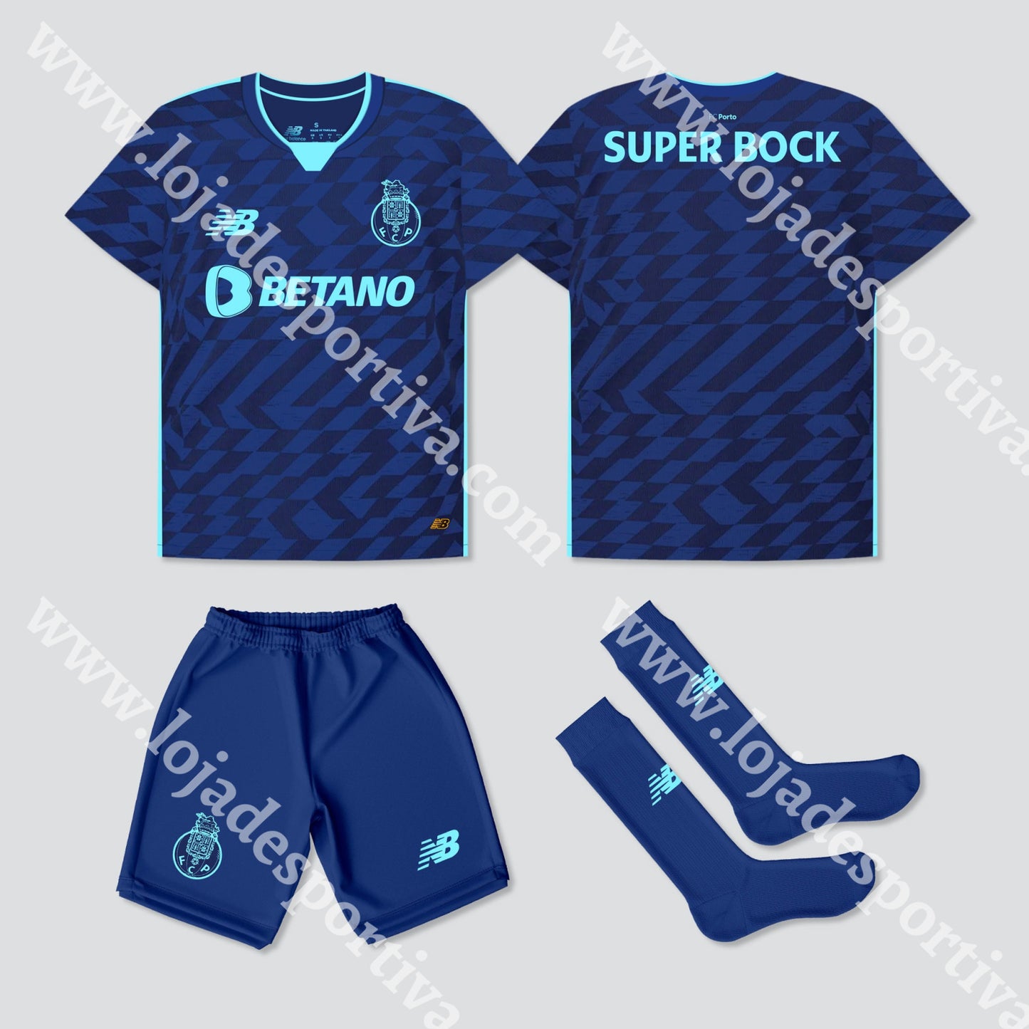 KIT CRIANÇA 3º EQUIPAMENTO FC PORTO 24/25