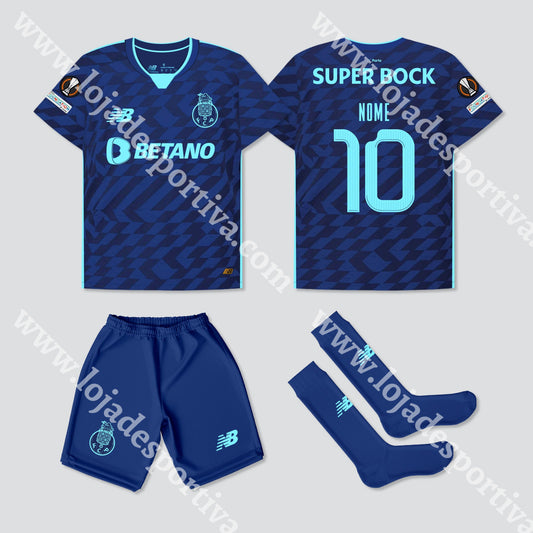KIT CRIANÇA 3º EQUIPAMENTO FC PORTO 24/25