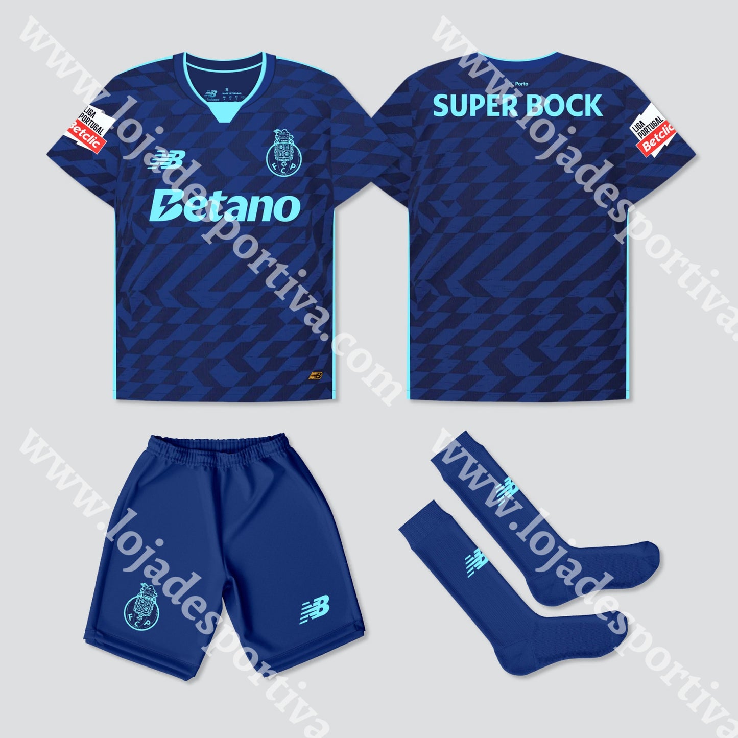 KIT CRIANÇA 3º EQUIPAMENTO FC PORTO 24/25