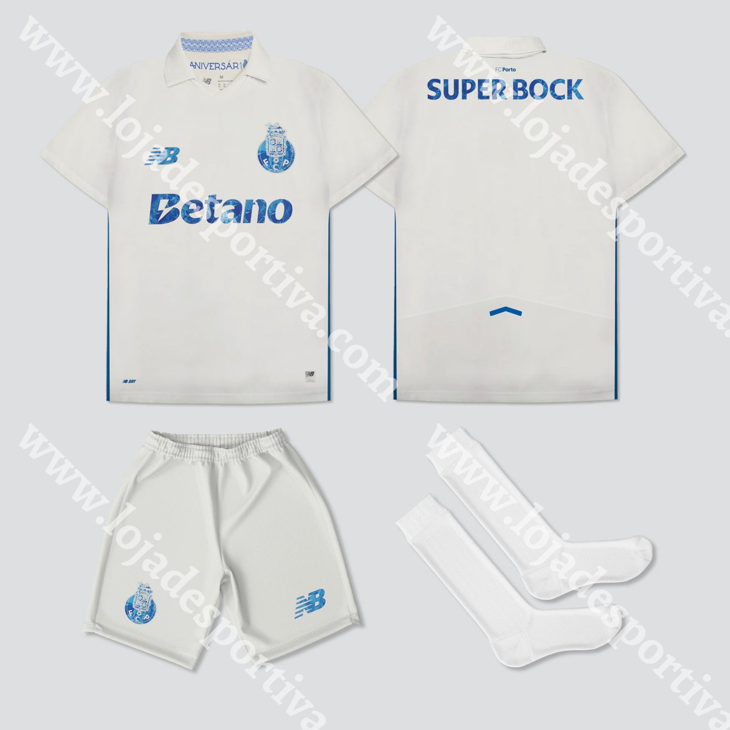NOVO KIT CRIANÇA 3º EQUIPAMENTO FC PORTO 25/26 1-2 Anos