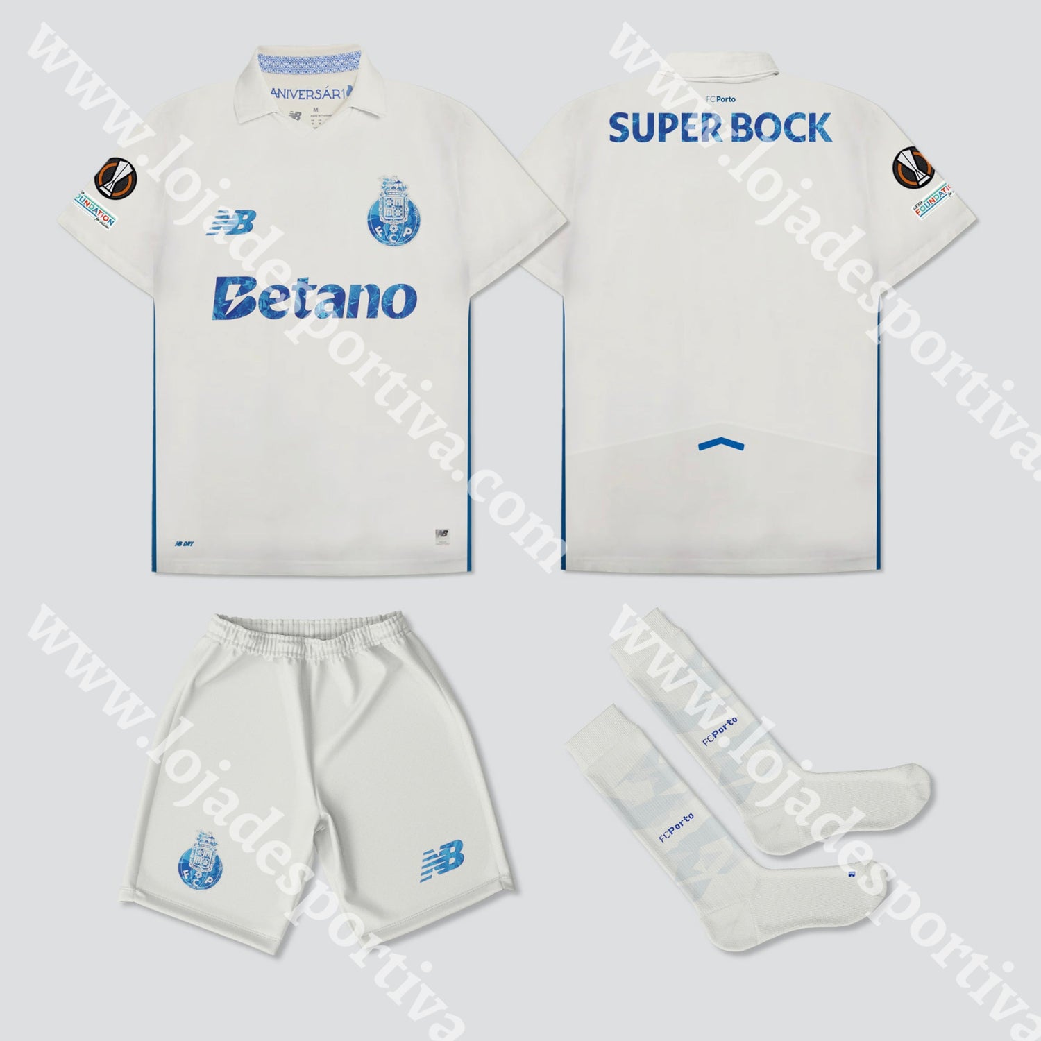 NOVO KIT CRIANÇA 3º EQUIPAMENTO FC PORTO 25/26 1-2 Anos Kit criança